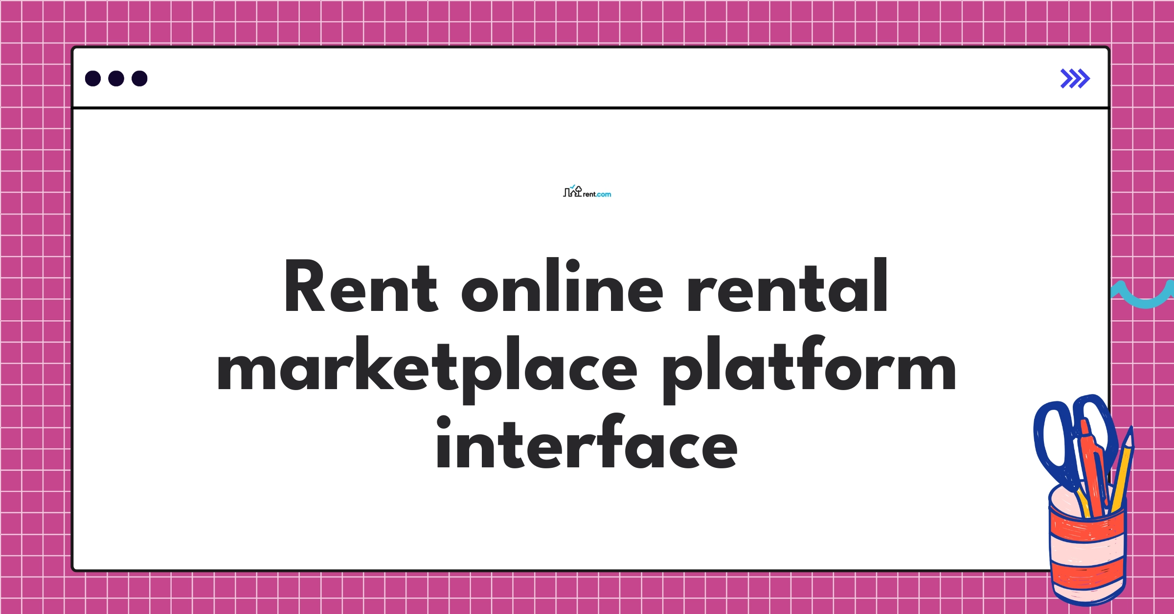 Rent's user-friendly interface showcasing property listings and virtual tour options for online rental searches