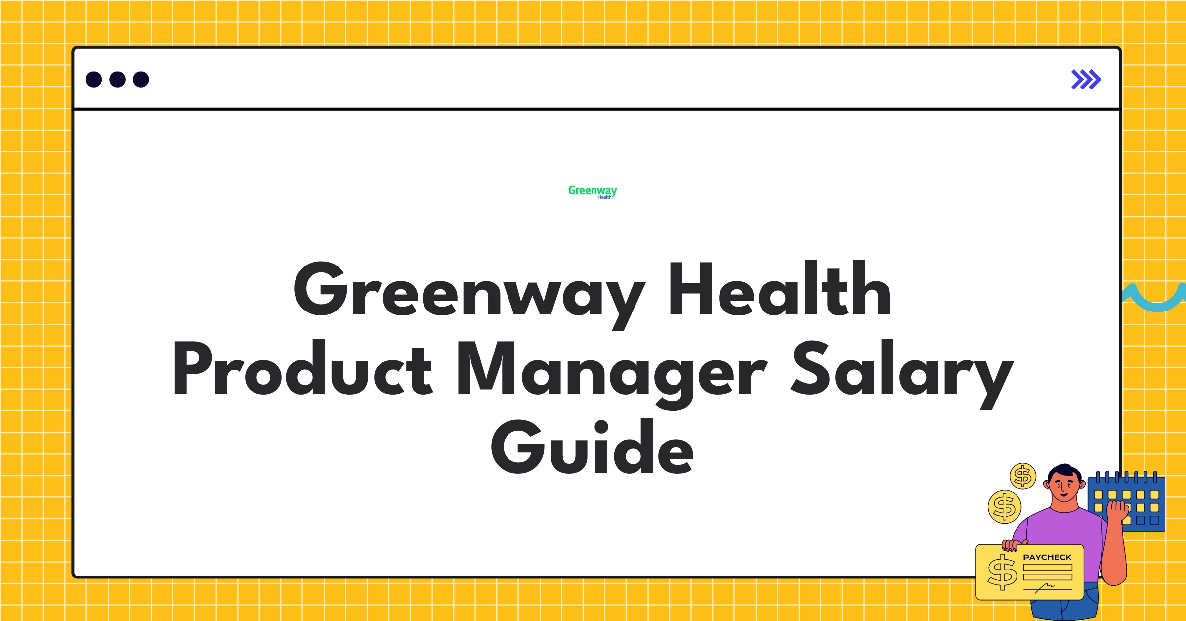 Infographic showing Greenway Health Product Manager salary components and ranges for 2025