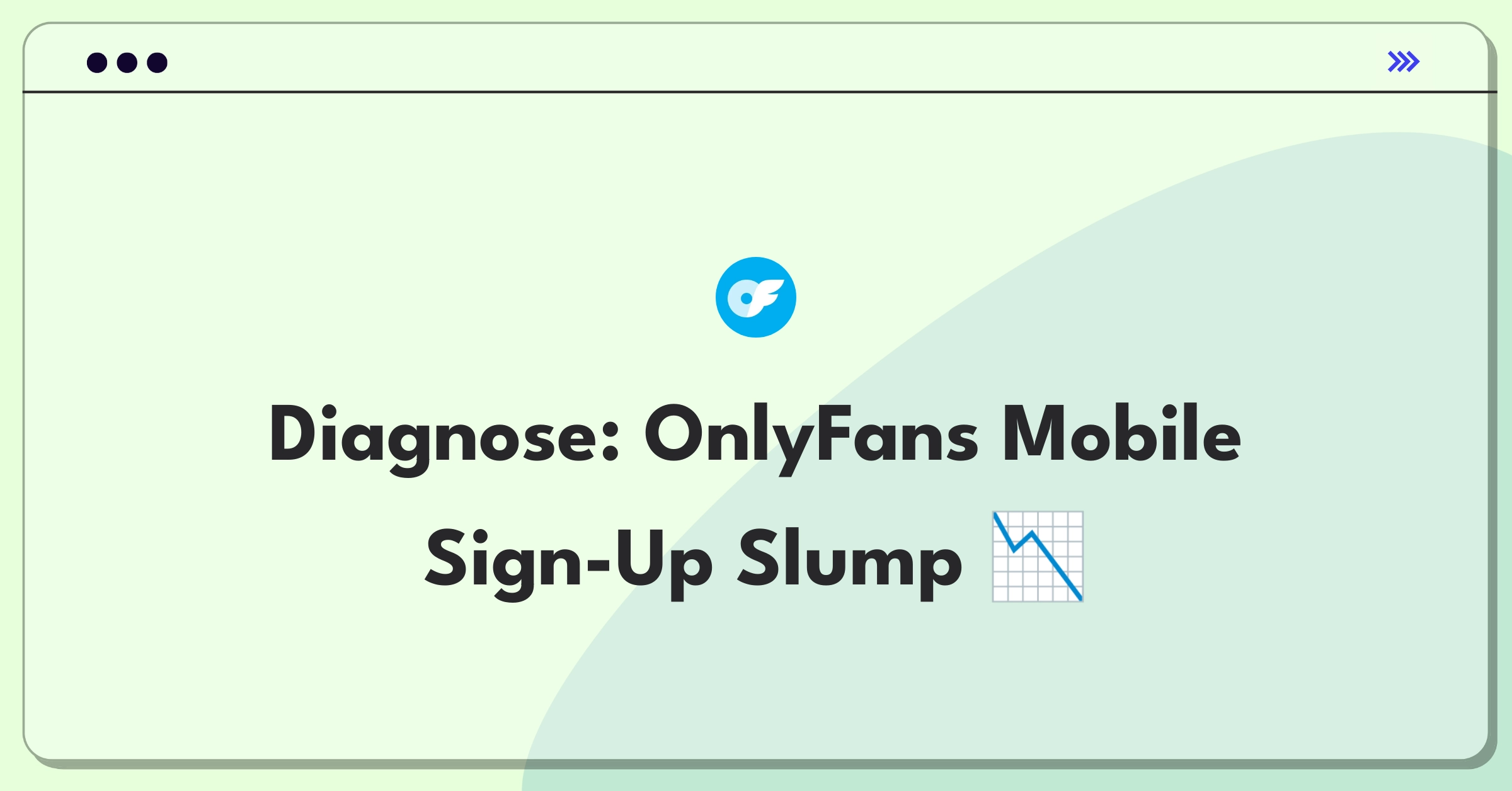 Product Management Root Cause Analysis Question: Investigating sudden drop in OnlyFans mobile app sign-ups