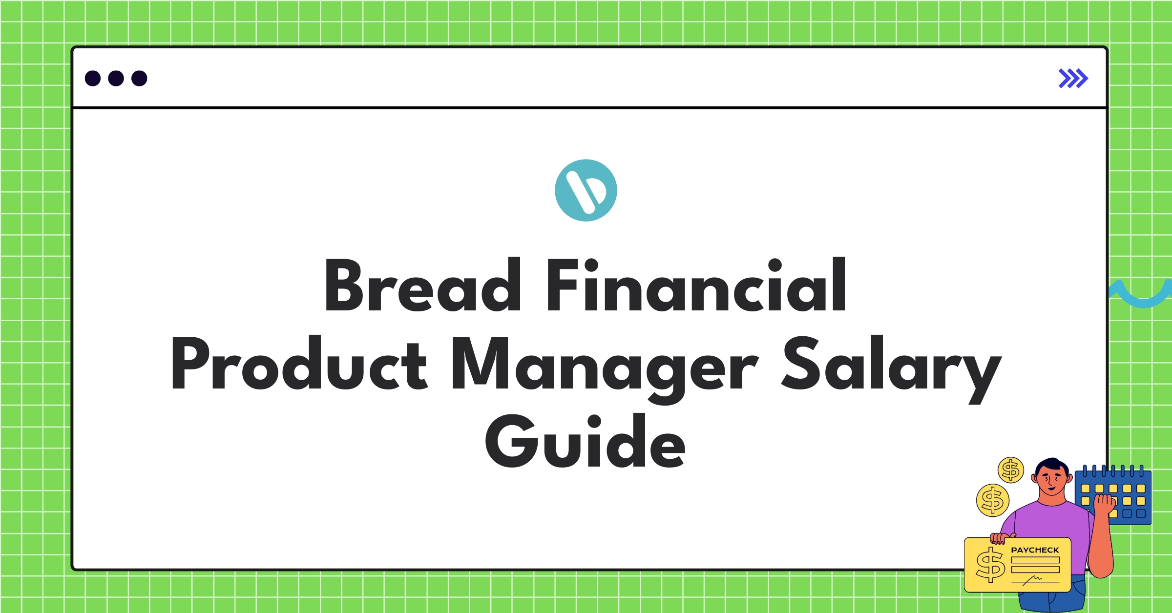 Infographic showing Bread Financial Product Manager salary ranges and benefits for 2025