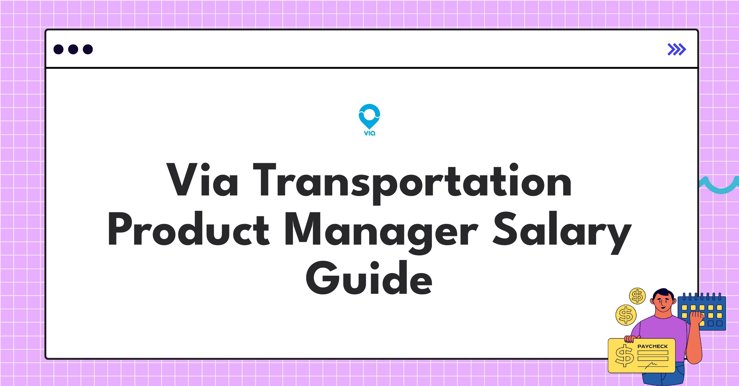 Via Transportation Product Manager salary components chart showing base pay, bonuses, and equity