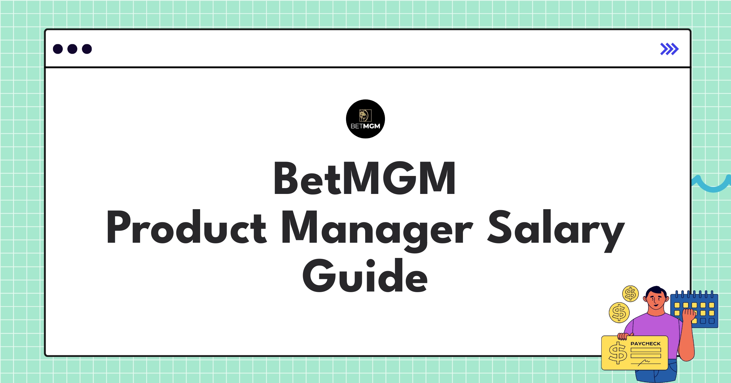 BetMGM Product Manager salary chart showing compensation breakdown for different levels and locations
