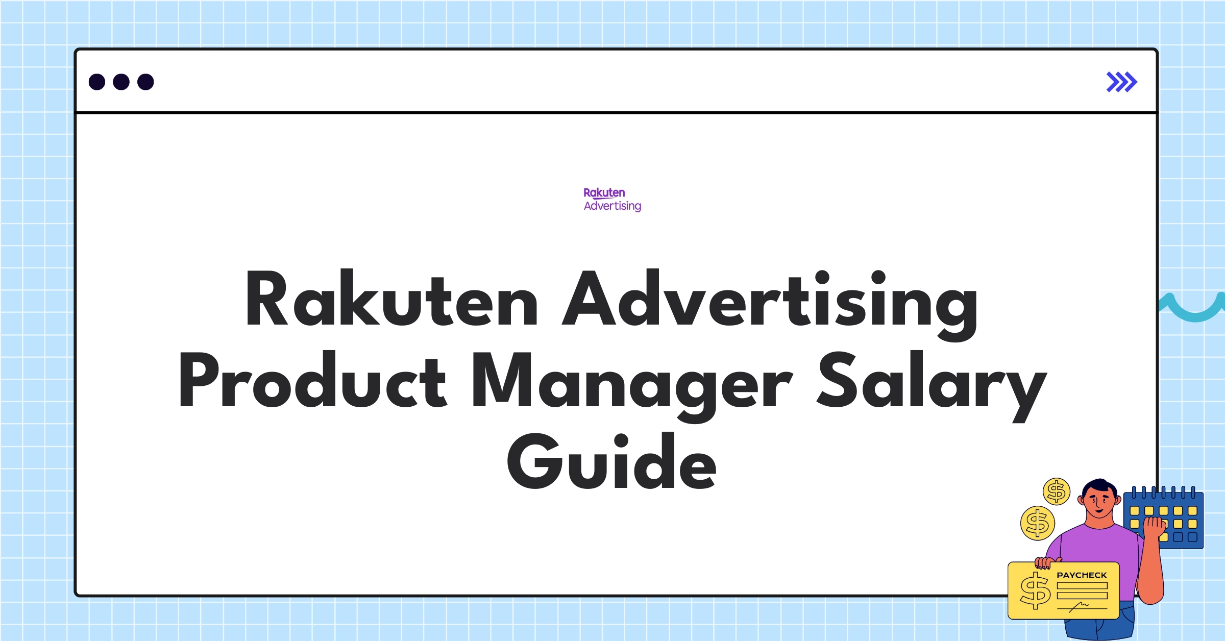 Infographic showing Rakuten Advertising Product Manager salary components and comparison with industry standards