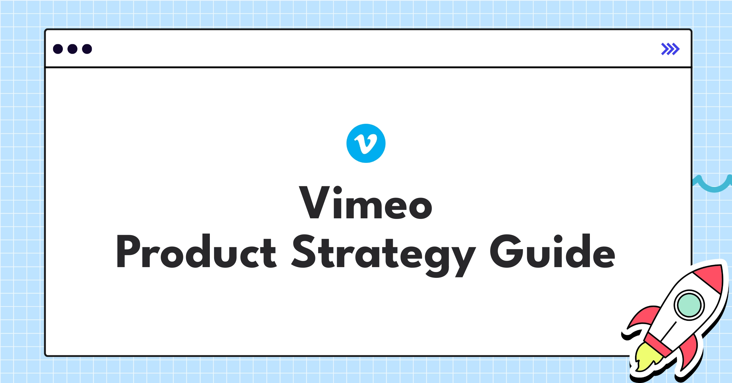 Vimeo product strategy infographic showcasing enterprise focus and AI-powered video innovations