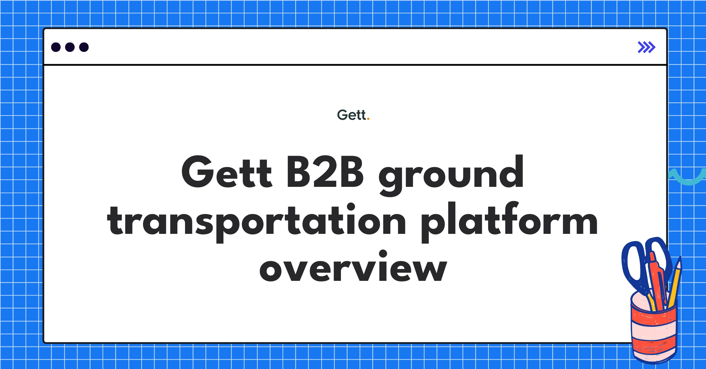 Gett's B2B ground transportation platform interface showcasing corporate travel management features and analytics