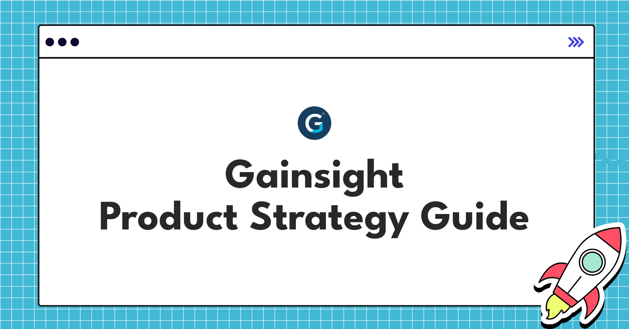 Gainsight product strategy infographic showcasing AI-driven personalization and ecosystem expansion for B2B growth