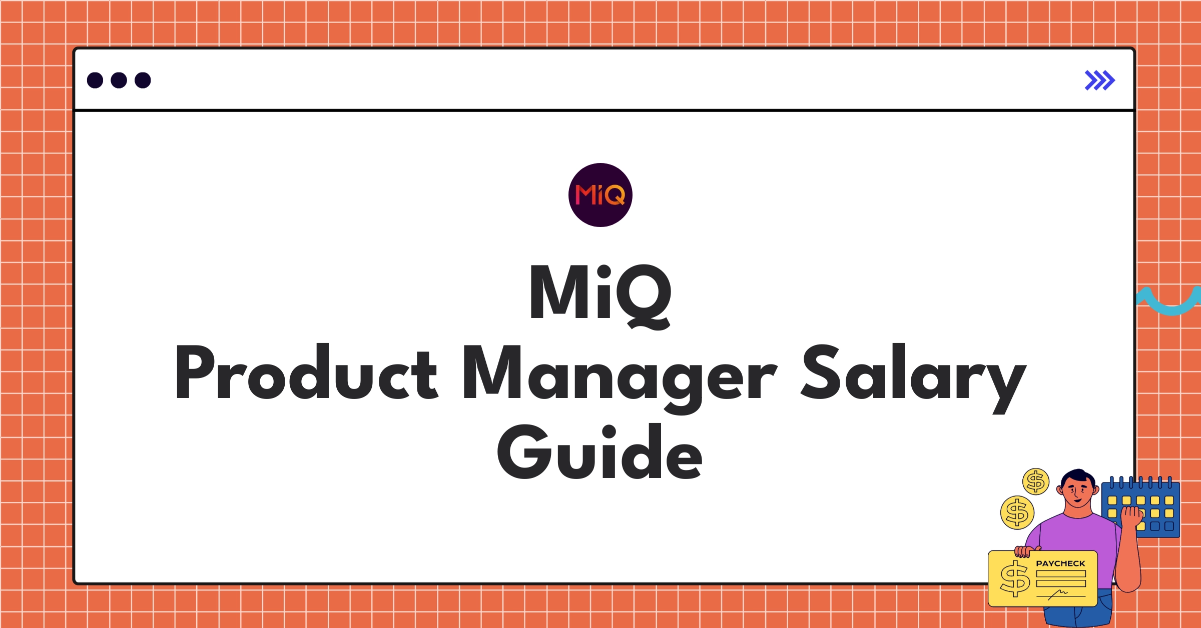 Detailed infographic showing MiQ Product Manager salary components and comparison with industry standards