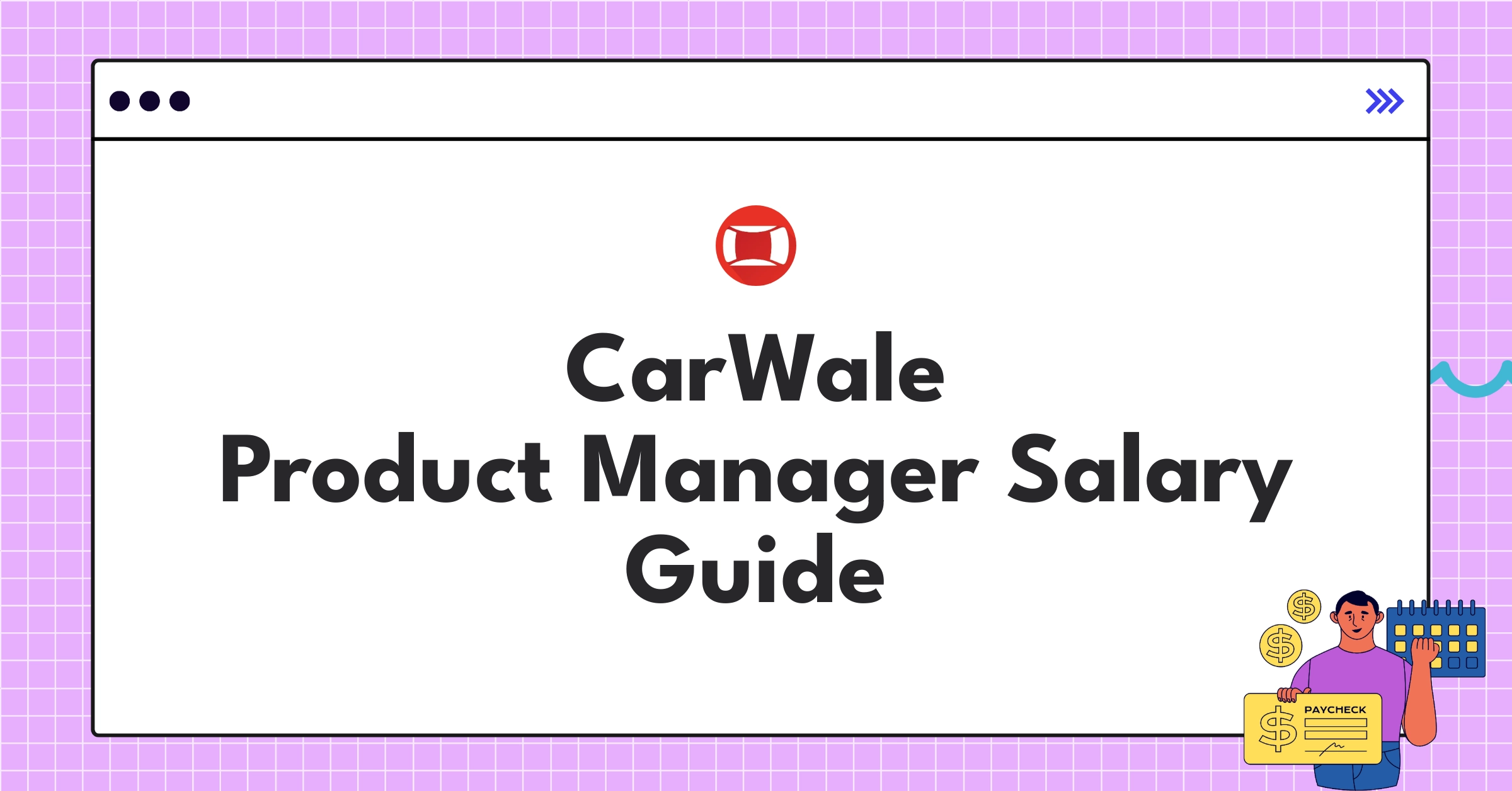 CarWale Product Manager salary components chart showing base pay, bonuses, and equity distribution