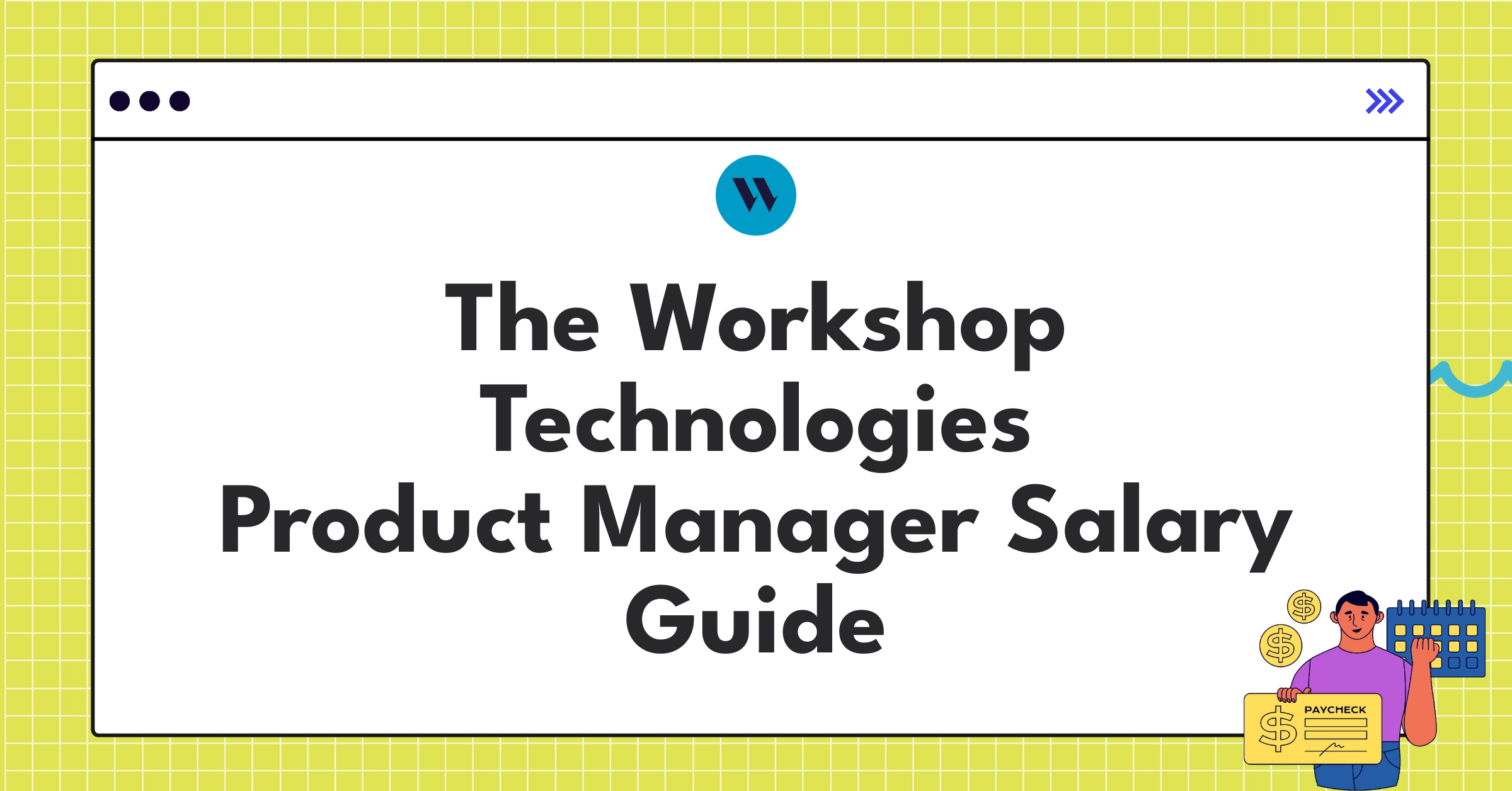 Infographic showing The Workshop Technologies product manager salary ranges and benefits for different levels