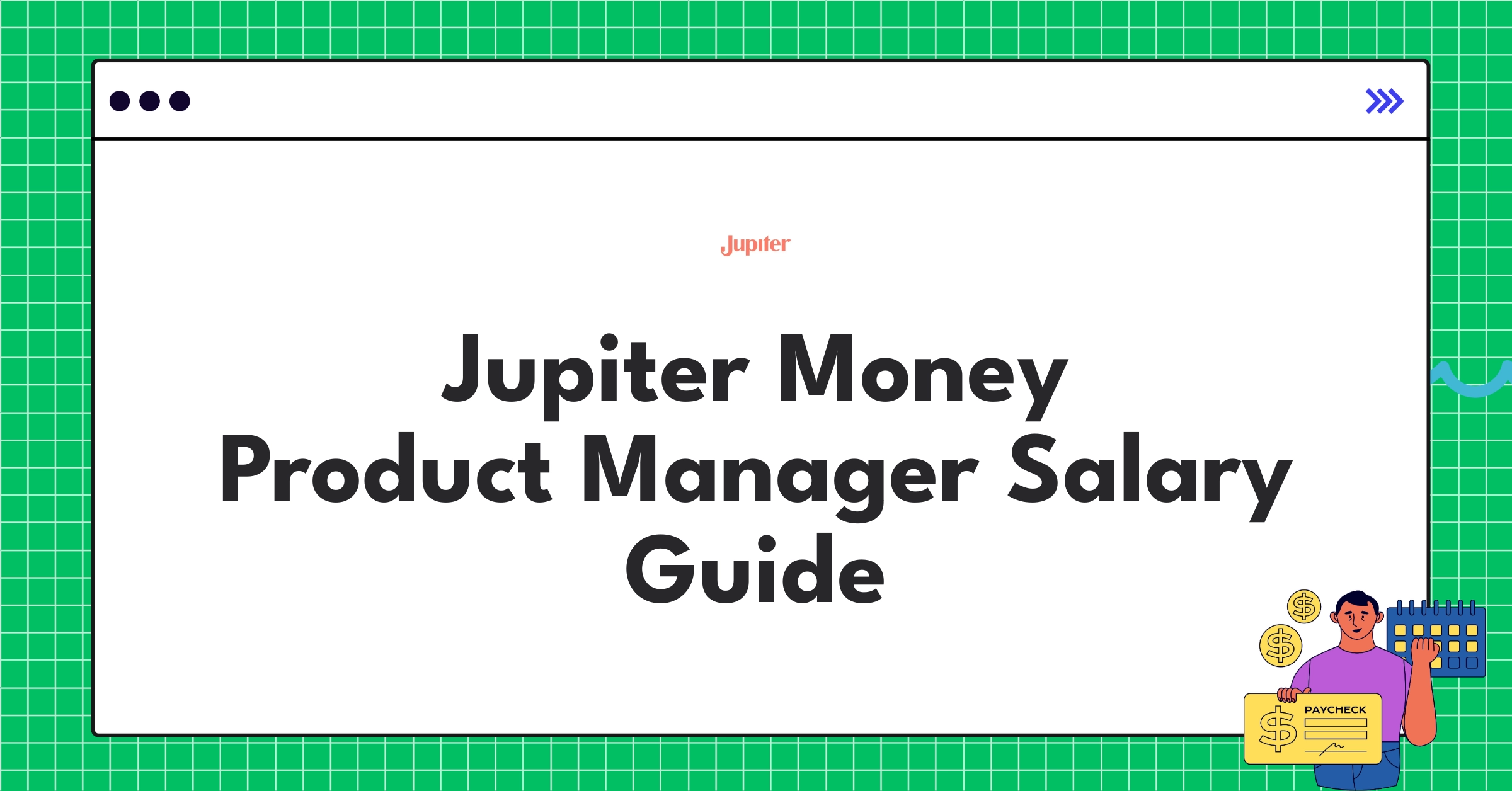 Jupiter Money Product Manager salary structure and compensation components chart for 2025