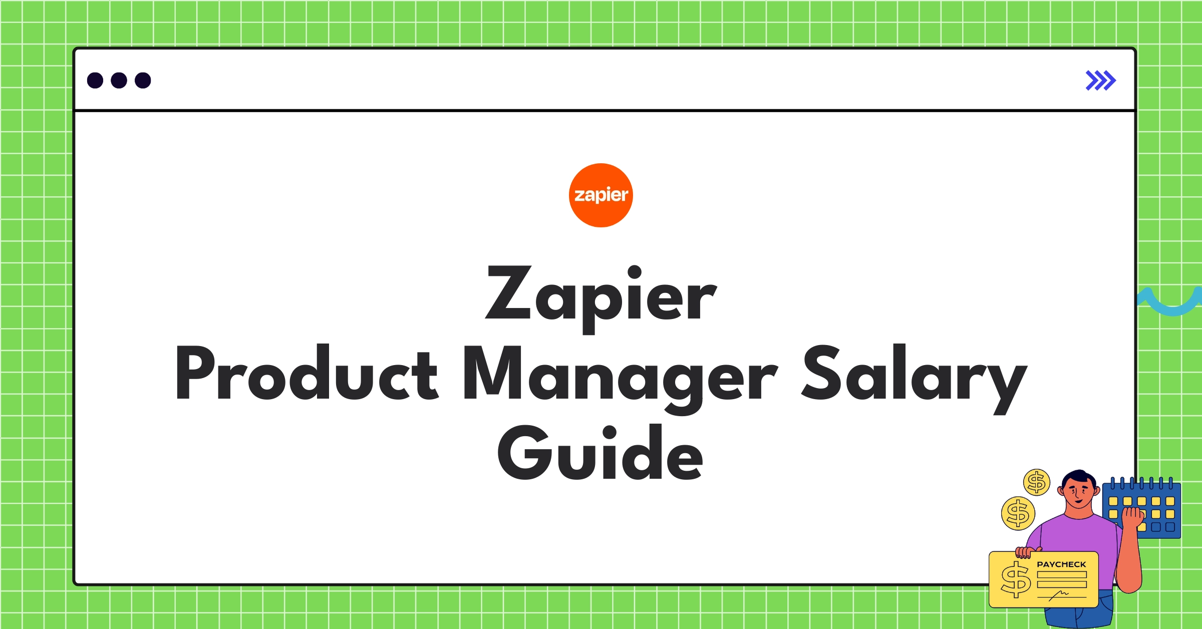 Zapier Product Manager compensation chart showing salary ranges and benefits for 2025