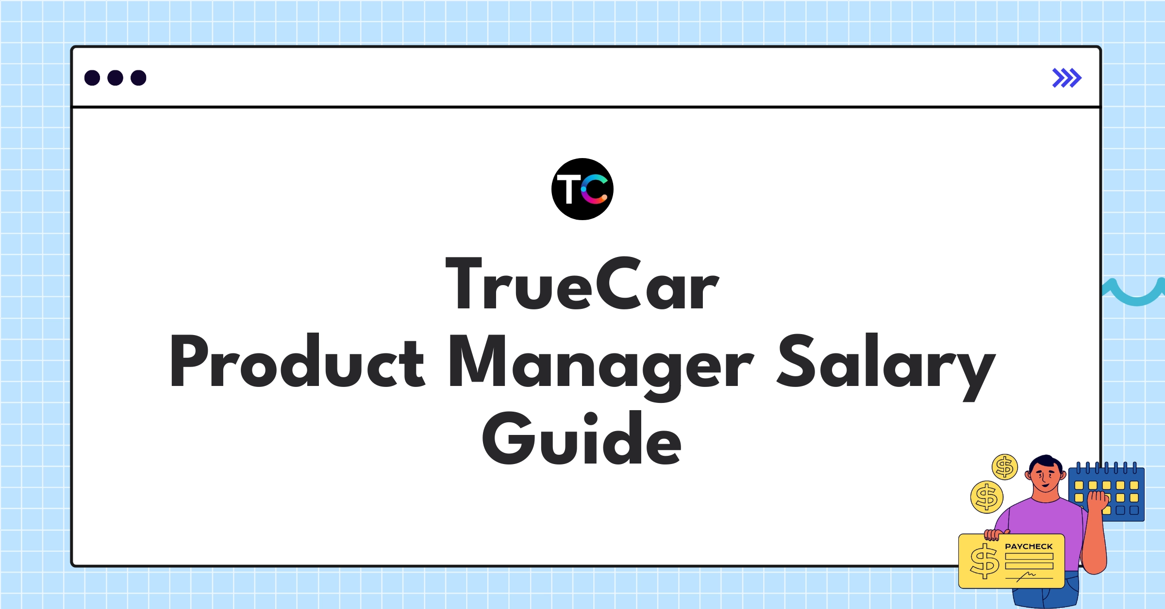 TrueCar Product Manager salary breakdown chart showing base pay, bonuses, and equity components