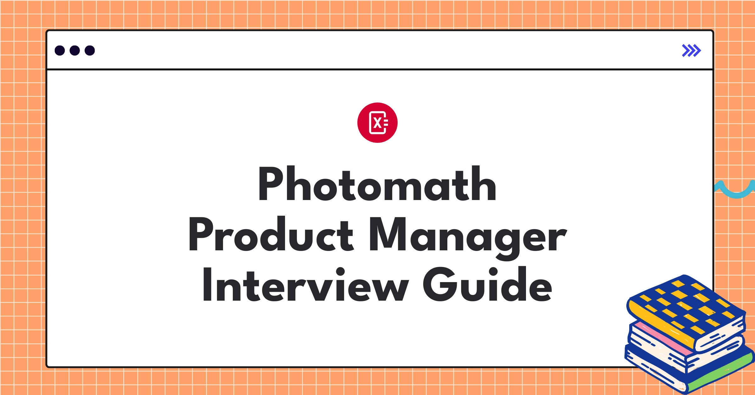 Infographic showing Photomath's product manager hiring stats and AI-powered math learning growth in 2025
