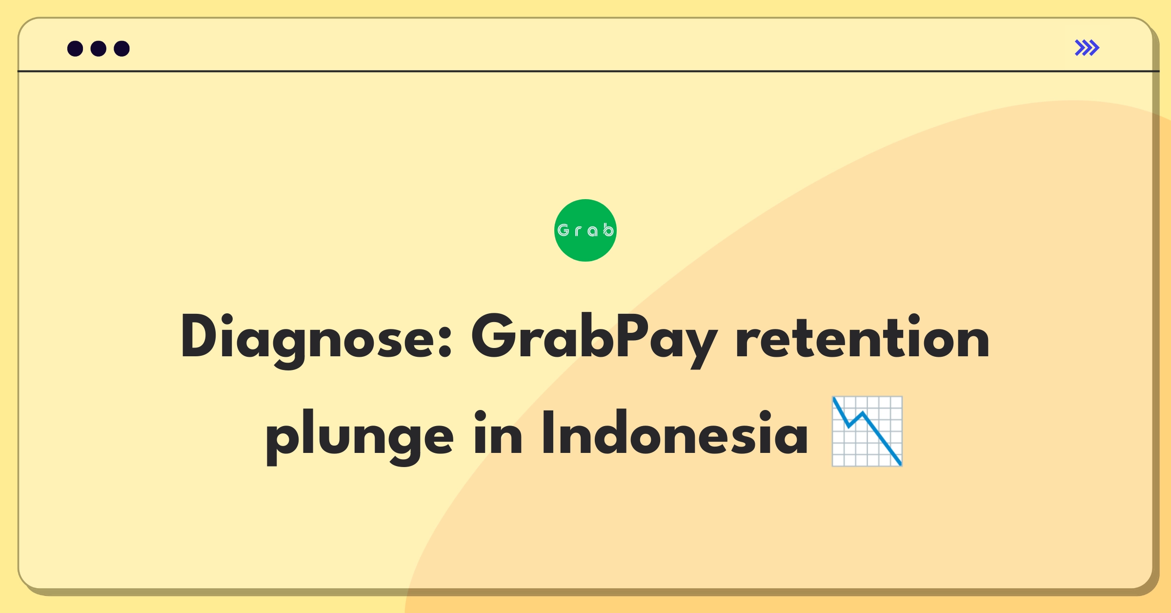 Product Management Root Cause Analysis Question: Investigating GrabPay e-wallet user retention decline in Indonesia