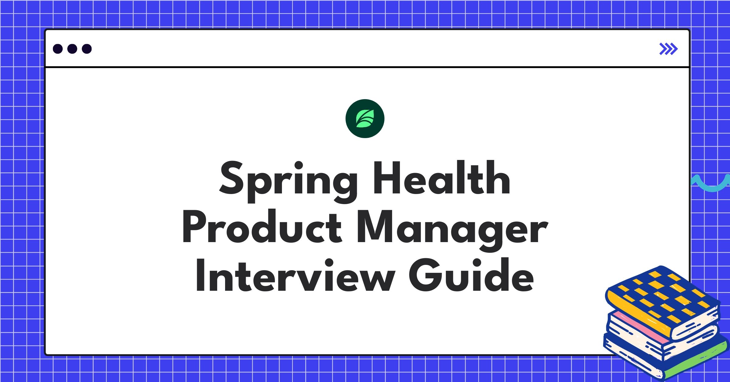 Spring Health mental health tech product manager interview guide infographic with key statistics