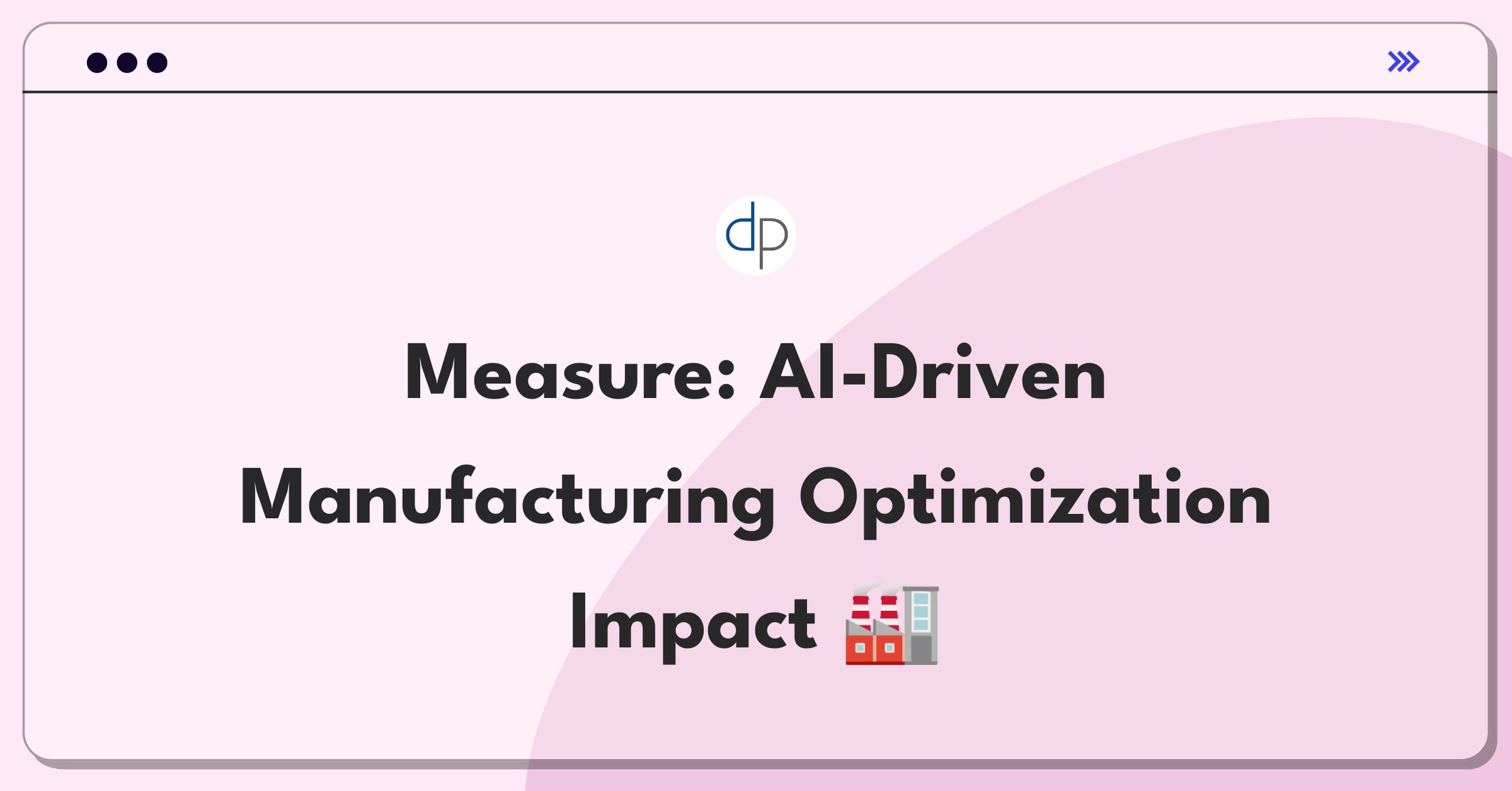 Product Management Metrics Question: Measuring success of AI-driven manufacturing optimization solution