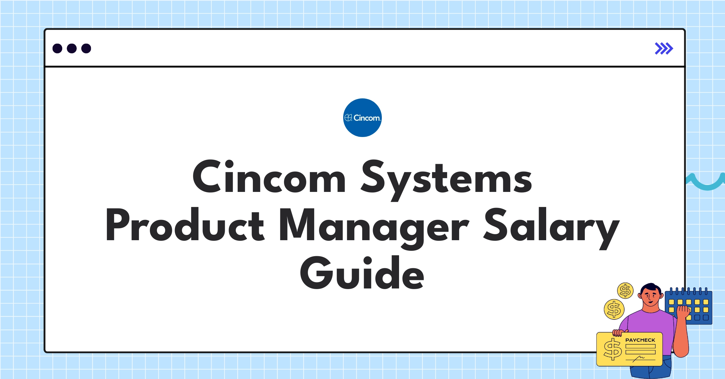 Cincom Systems Product Manager salary components chart showing base pay, bonuses, and equity distribution