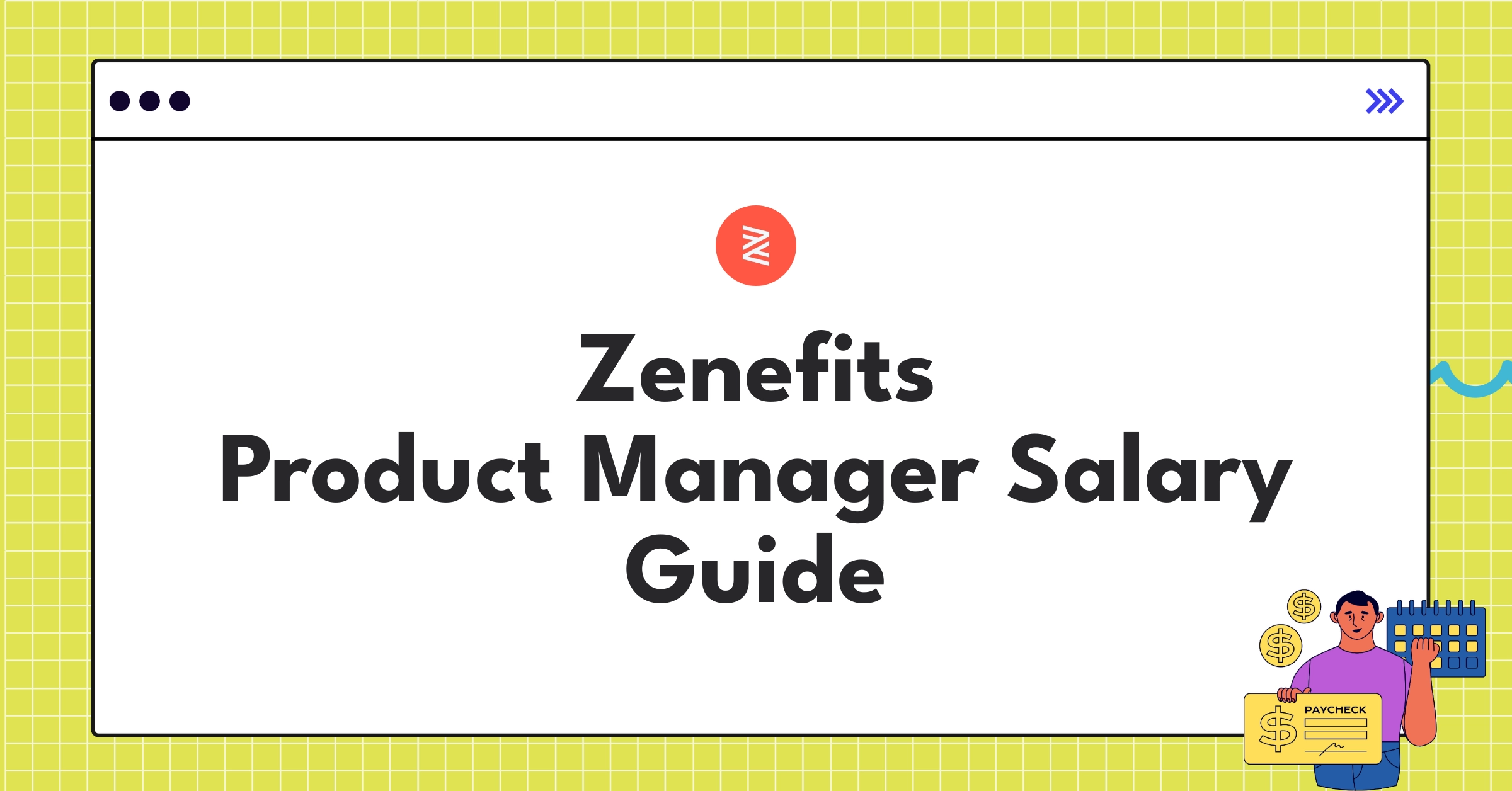 Zenefits Product Manager salary breakdown chart showing base pay, bonuses, and equity for 2025