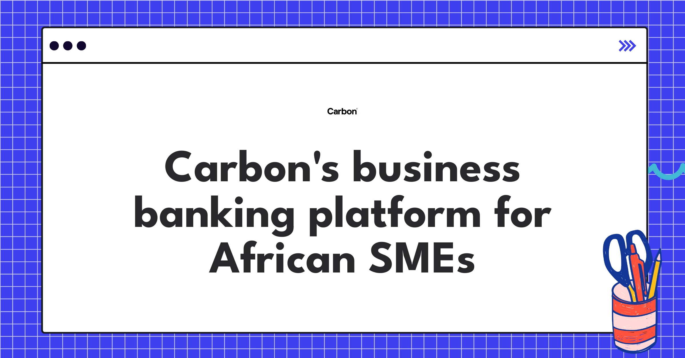 Carbon fintech platform interface showcasing integrated financial tools for African small and medium enterprises