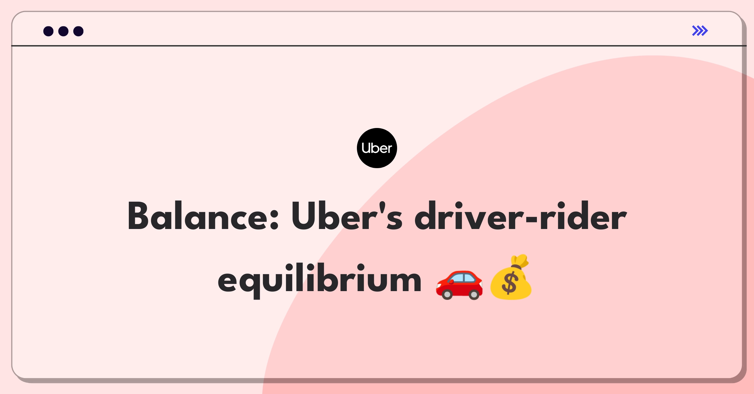 Product Management Tradeoff Question: Balancing Uber driver earnings and rider fares in a competitive marketplace