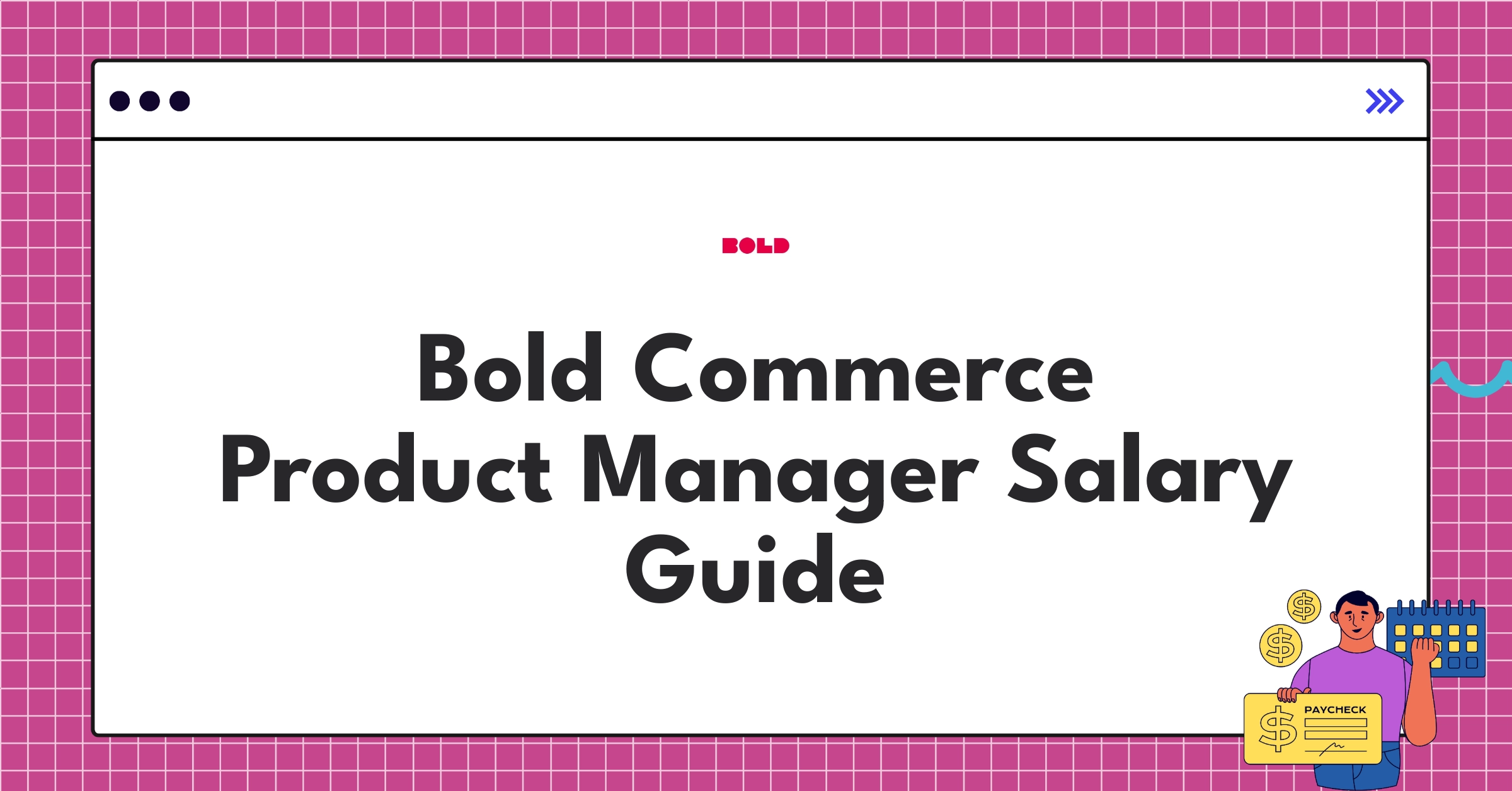 Infographic showing Bold Commerce Product Manager salary components and comparison with industry standards