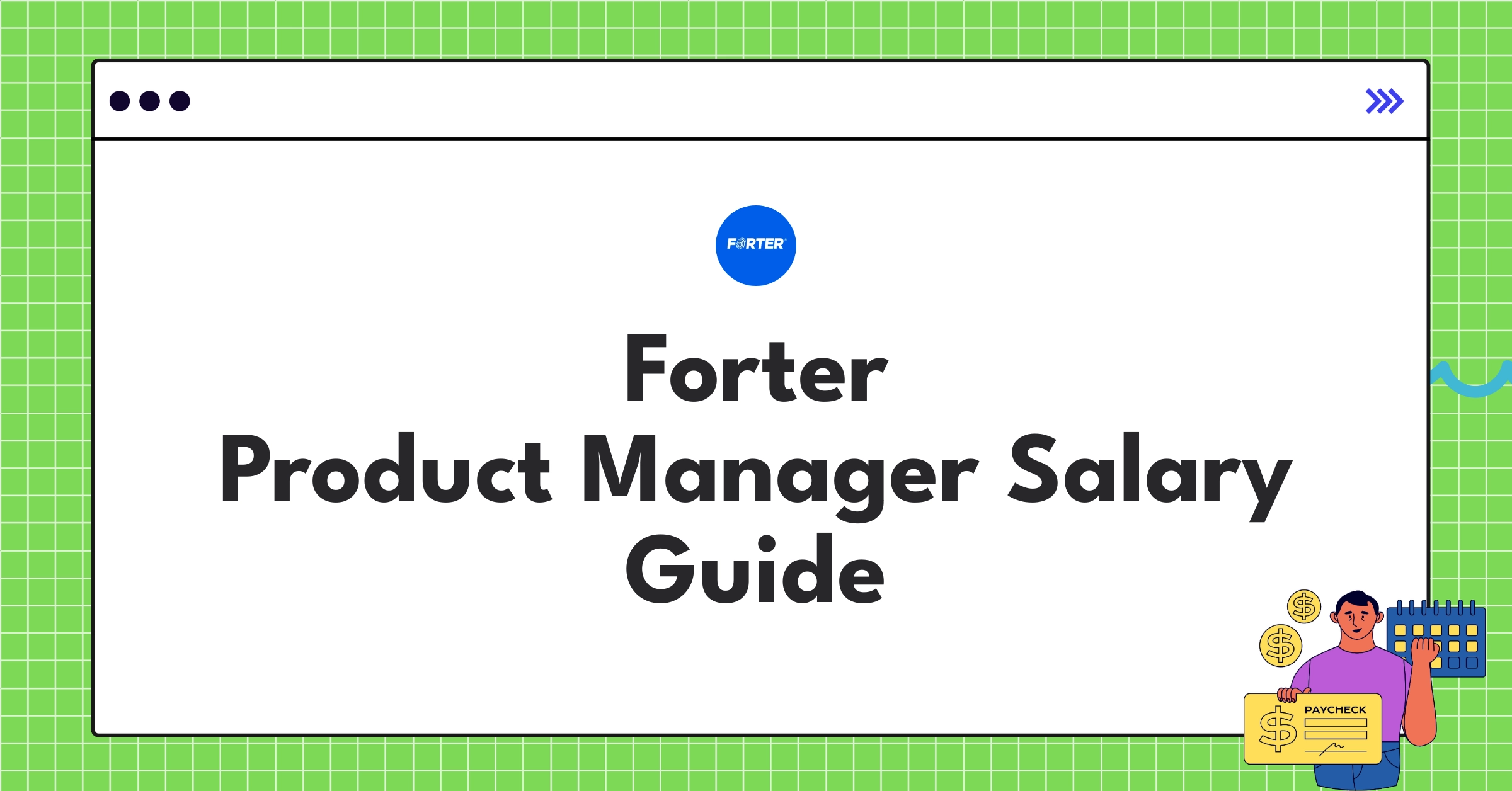 Detailed chart showing Forter product manager salary ranges and compensation components for different levels