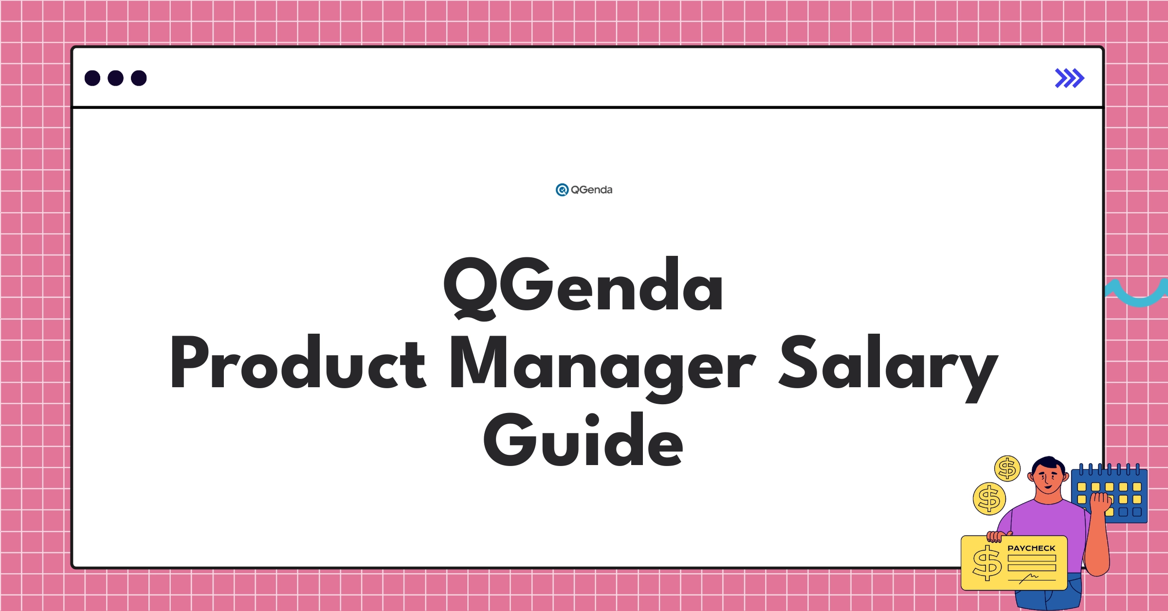 Detailed infographic showing QGenda Product Manager salary ranges and compensation components for 2025