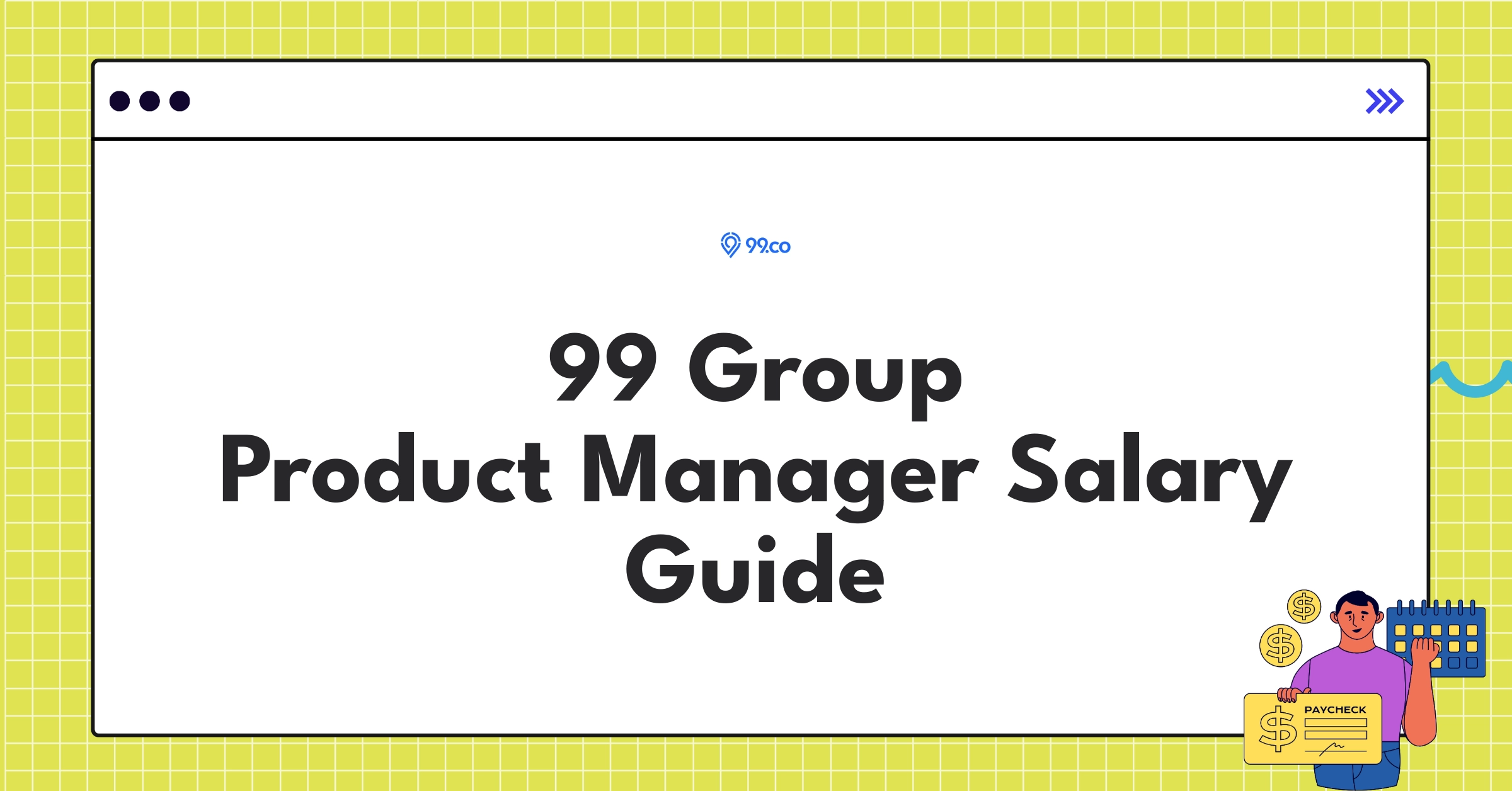 Infographic showing 99 Group Product Manager salary ranges and compensation structure for 2025