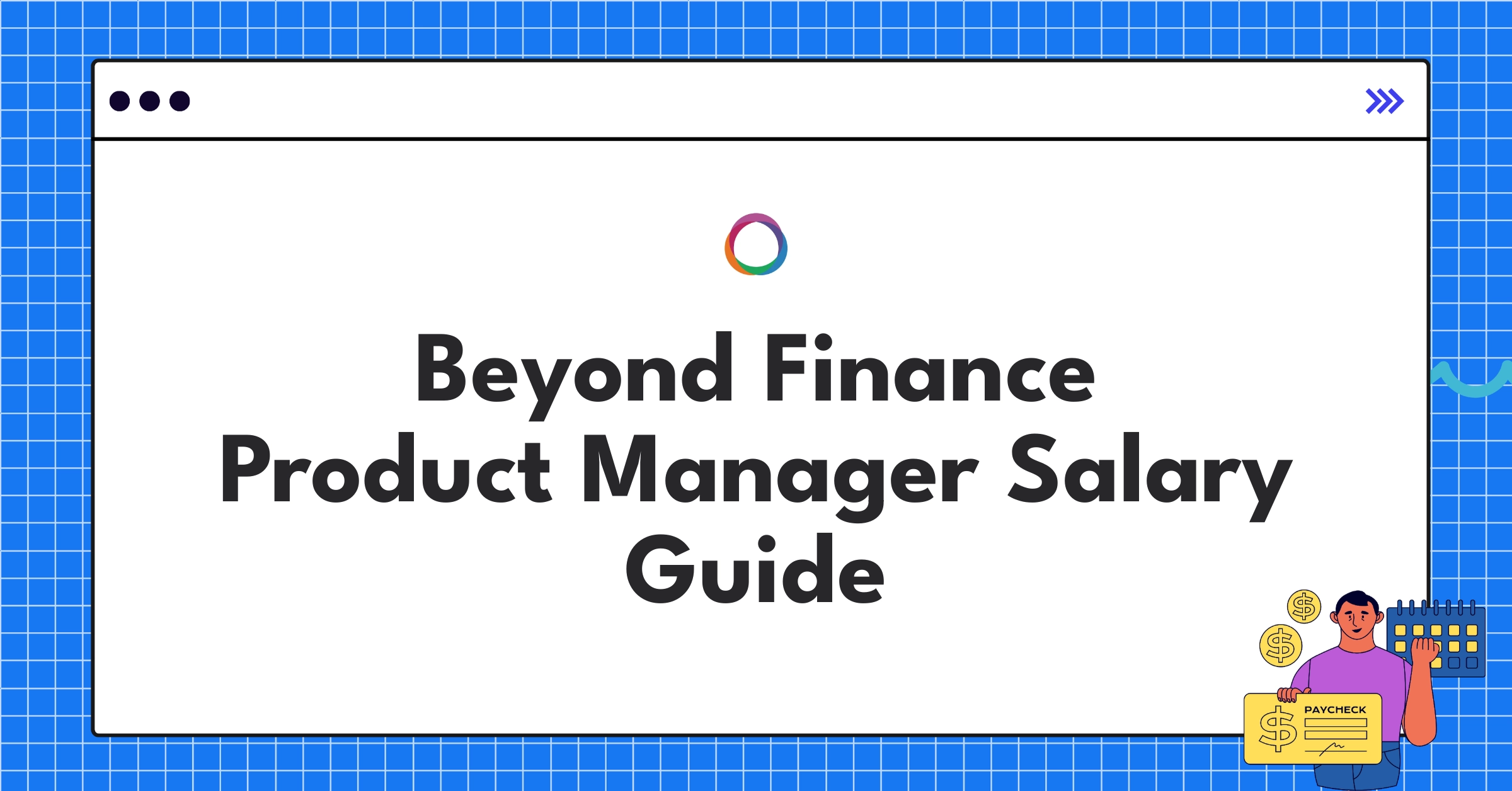 Beyond Finance Product Manager salary components infographic showing base pay, bonuses, and equity distribution