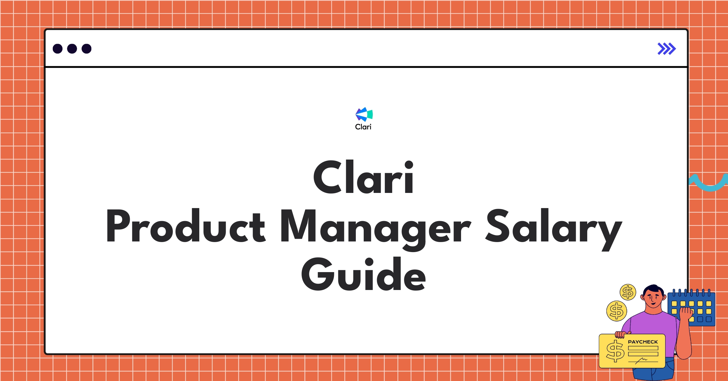 Clari product manager salary guide infographic showing compensation structure and career progression
