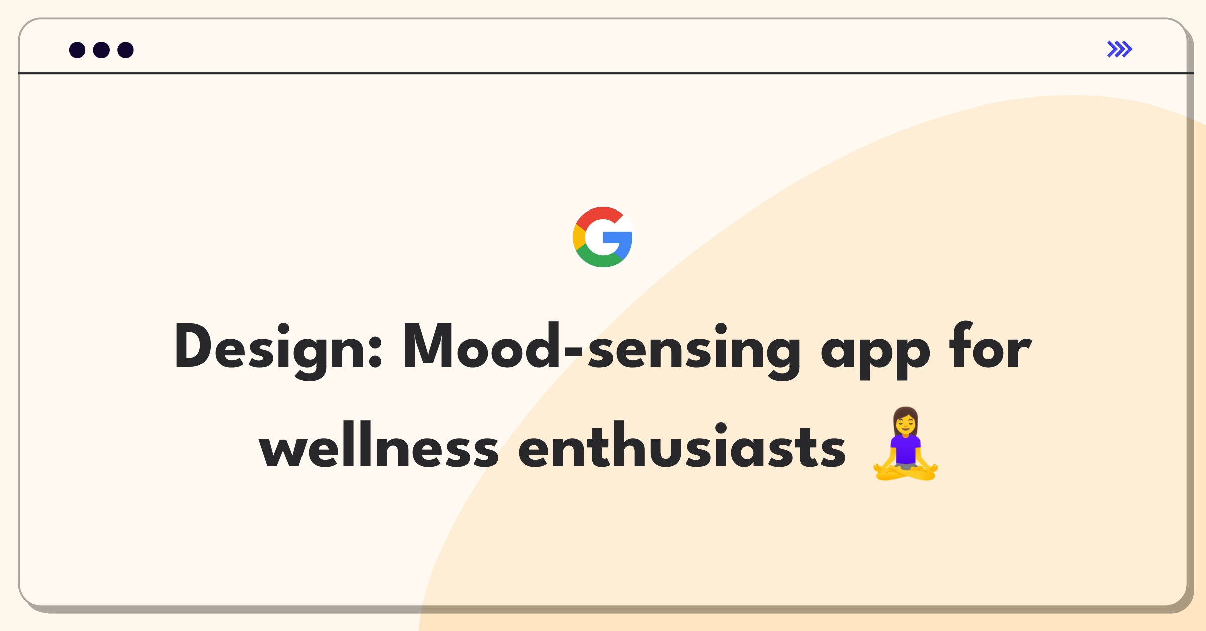 Product Management Design Question: Conceptualizing a mood-sensing app for improved mental well-being