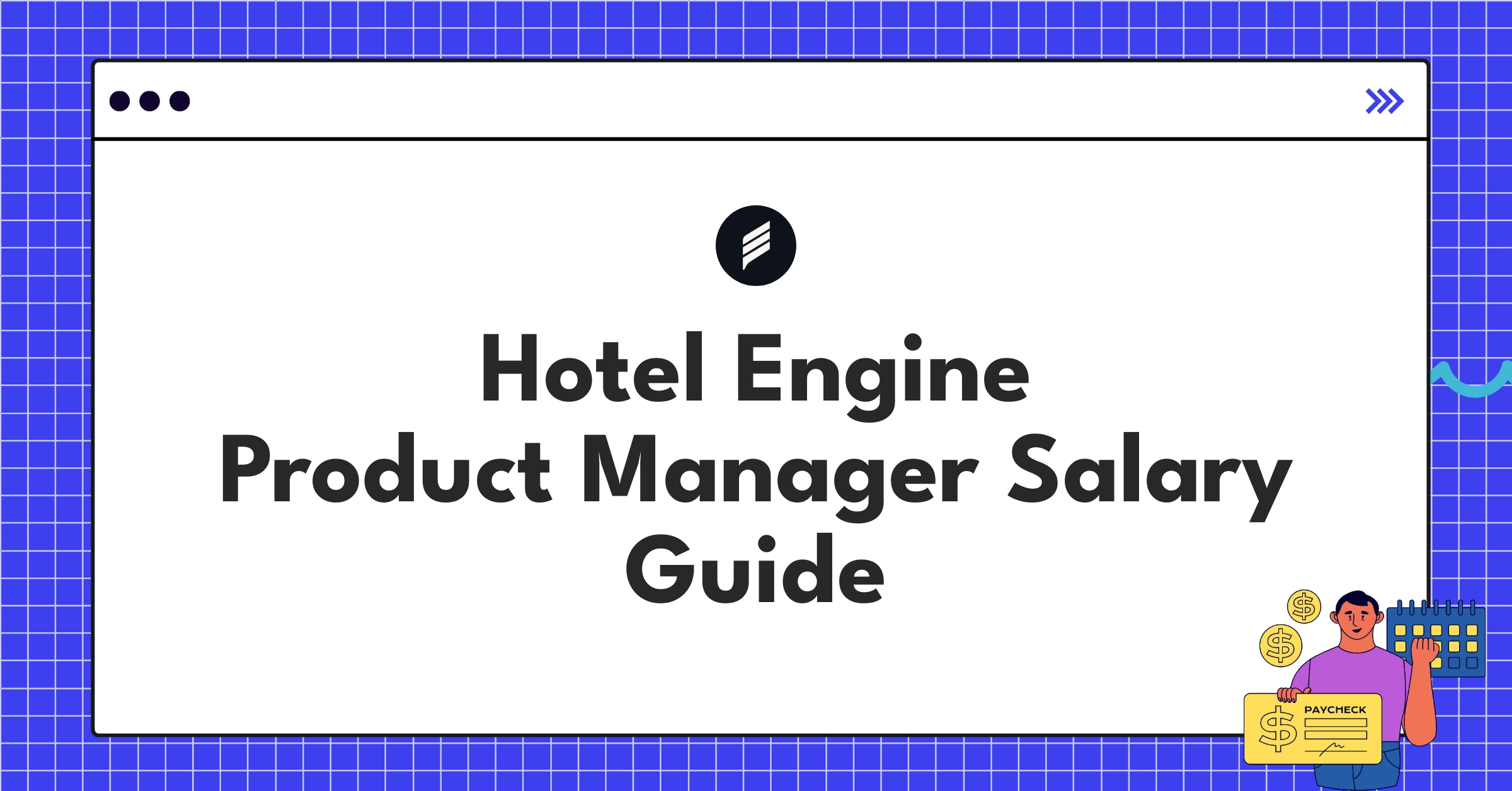 Hotel Engine Product Manager compensation chart showing salary ranges and benefits for different PM levels