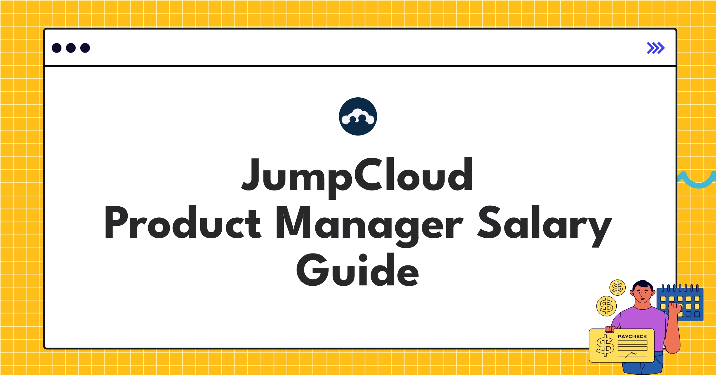 Infographic showing JumpCloud Product Manager salary ranges and compensation components for 2025
