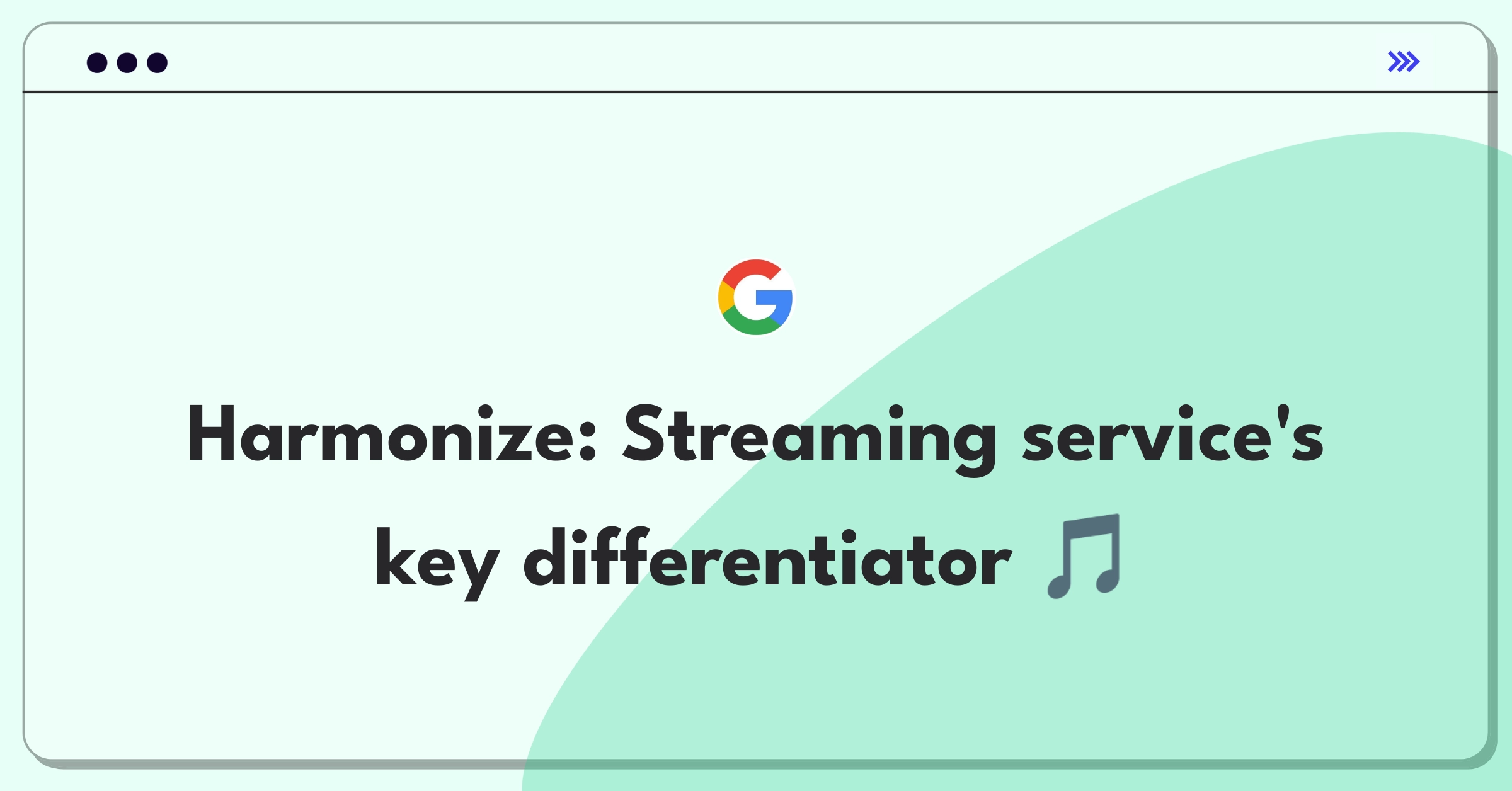 Product Management Strategy Question: Music streaming service differentiation in competitive market