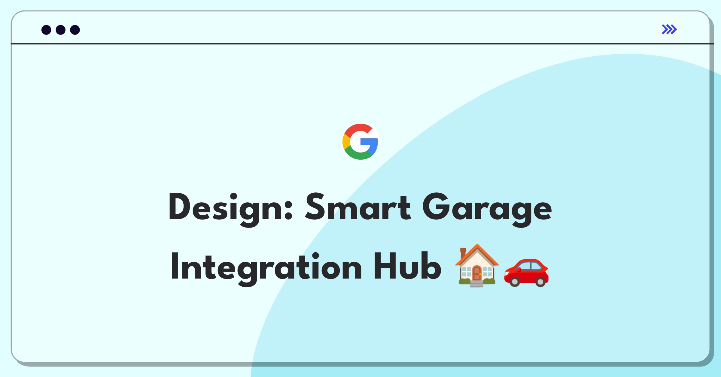 Product Management Design Question: Sketch of a smart garage door opener with connected devices