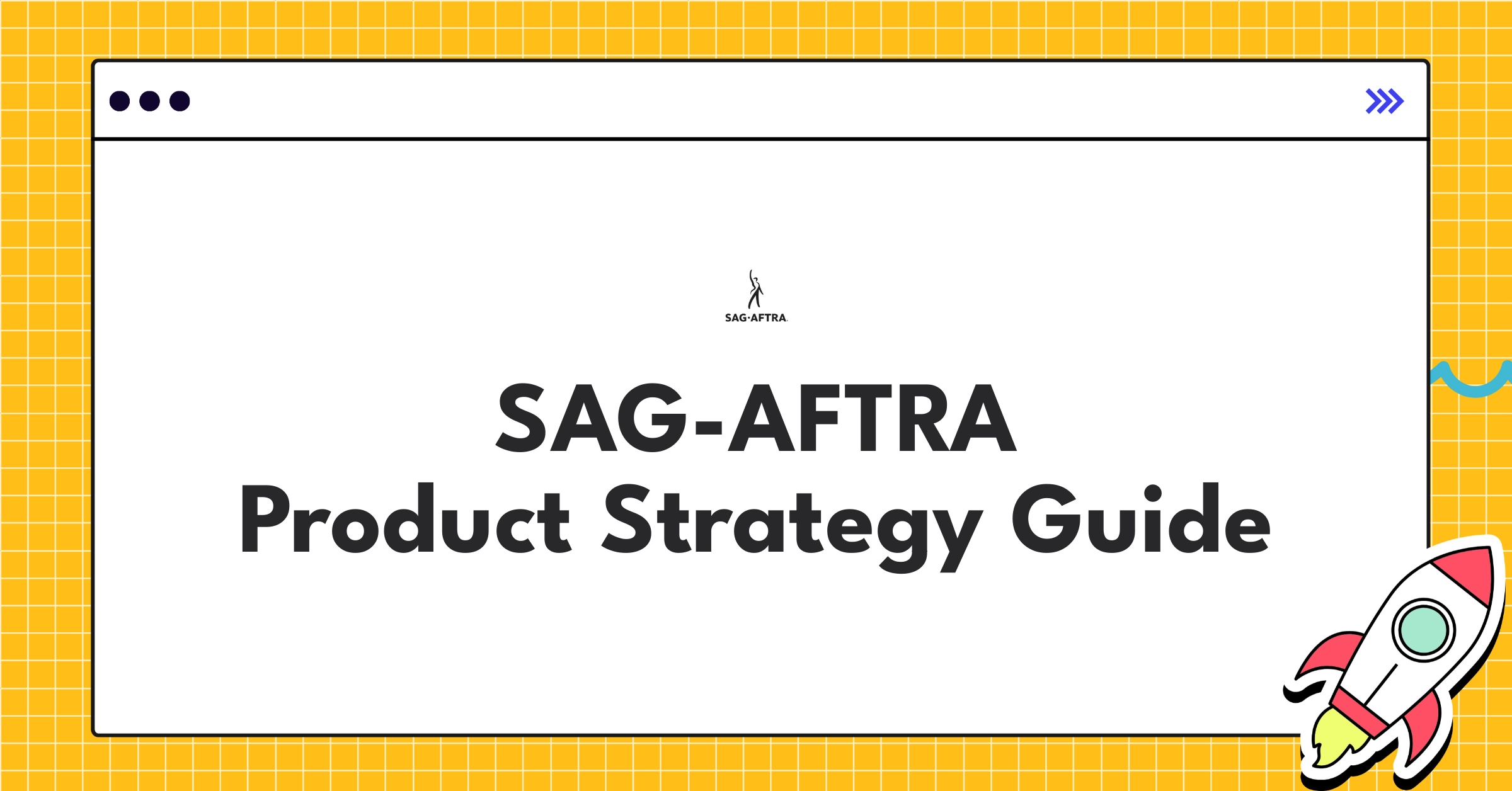SAG-AFTRA union logo with digital elements representing transformation strategy in entertainment industry
