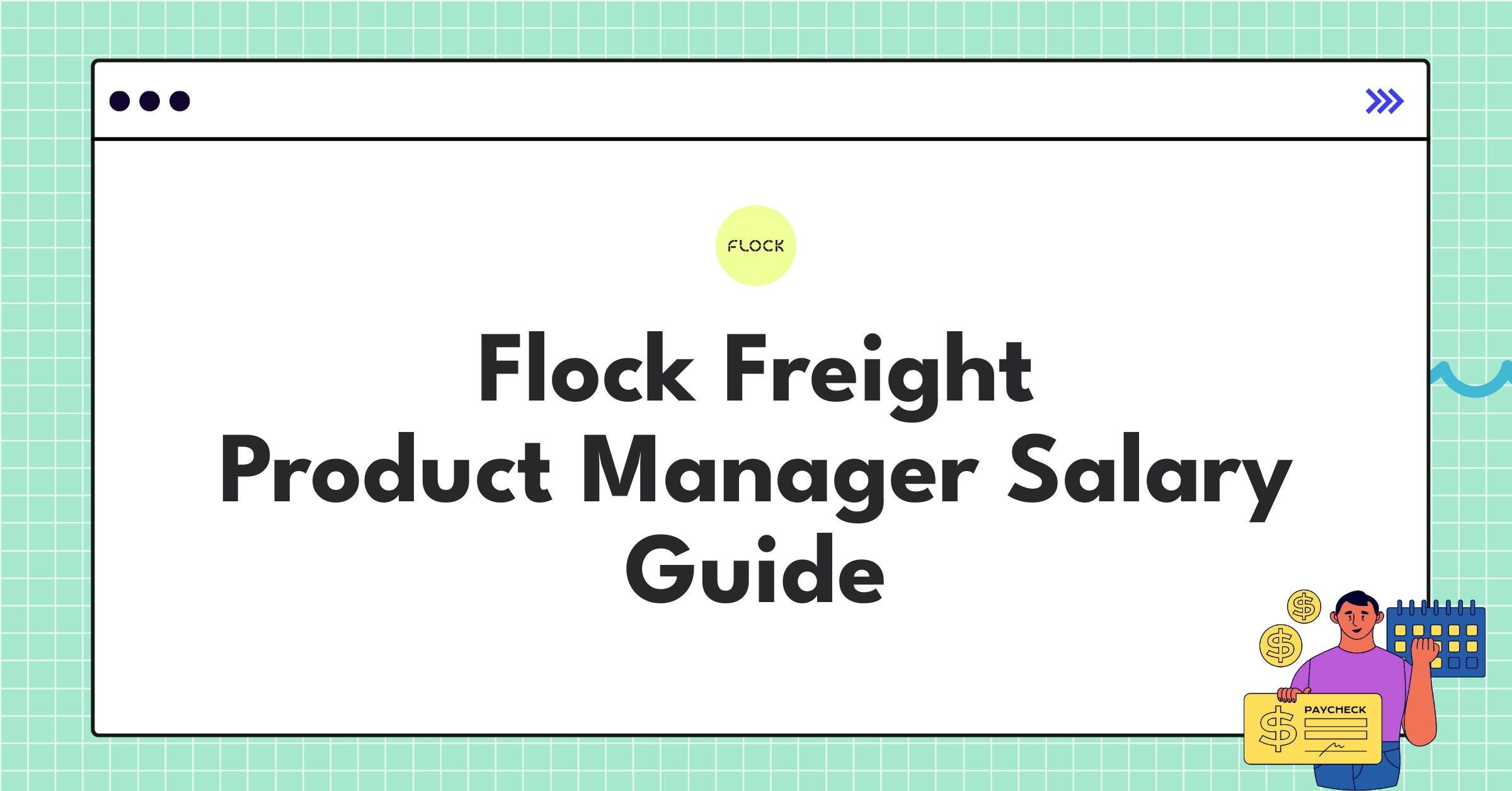 Flock Freight product manager salary components chart showing base pay, bonuses, and equity