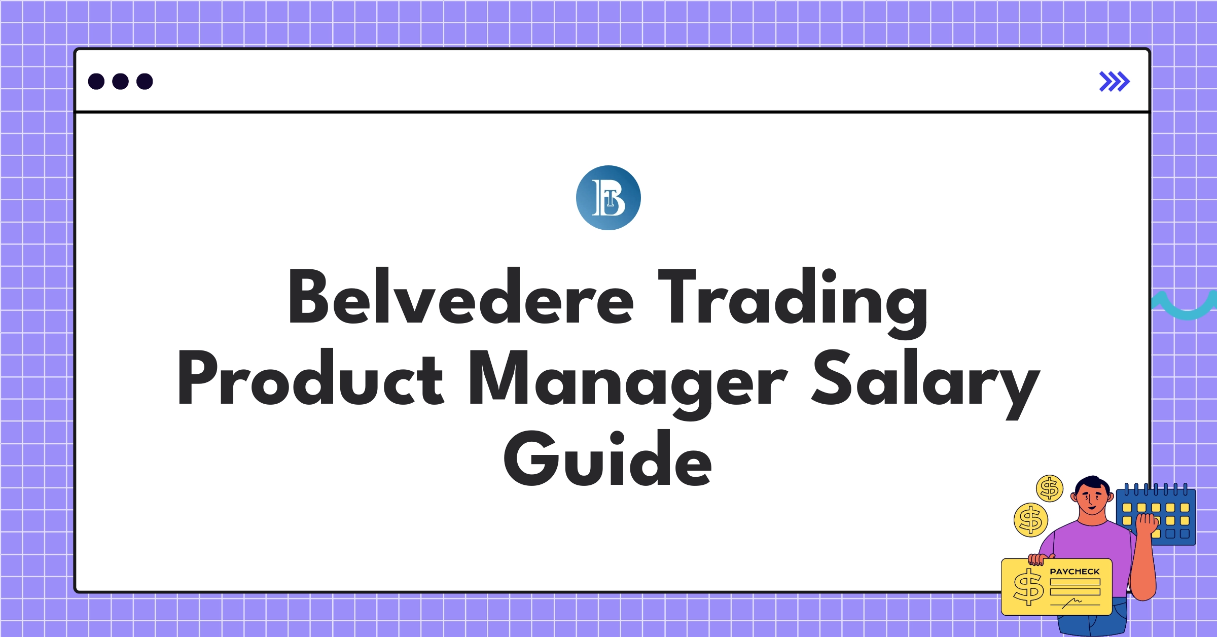 Detailed infographic showing Belvedere Trading Product Manager salary components and career progression