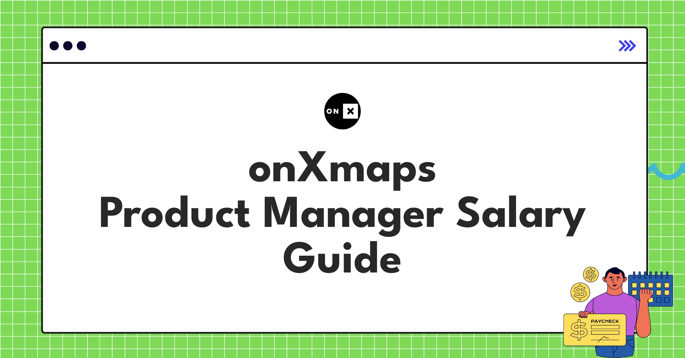 Detailed onXmaps Product Manager compensation chart showing salary components and career progression