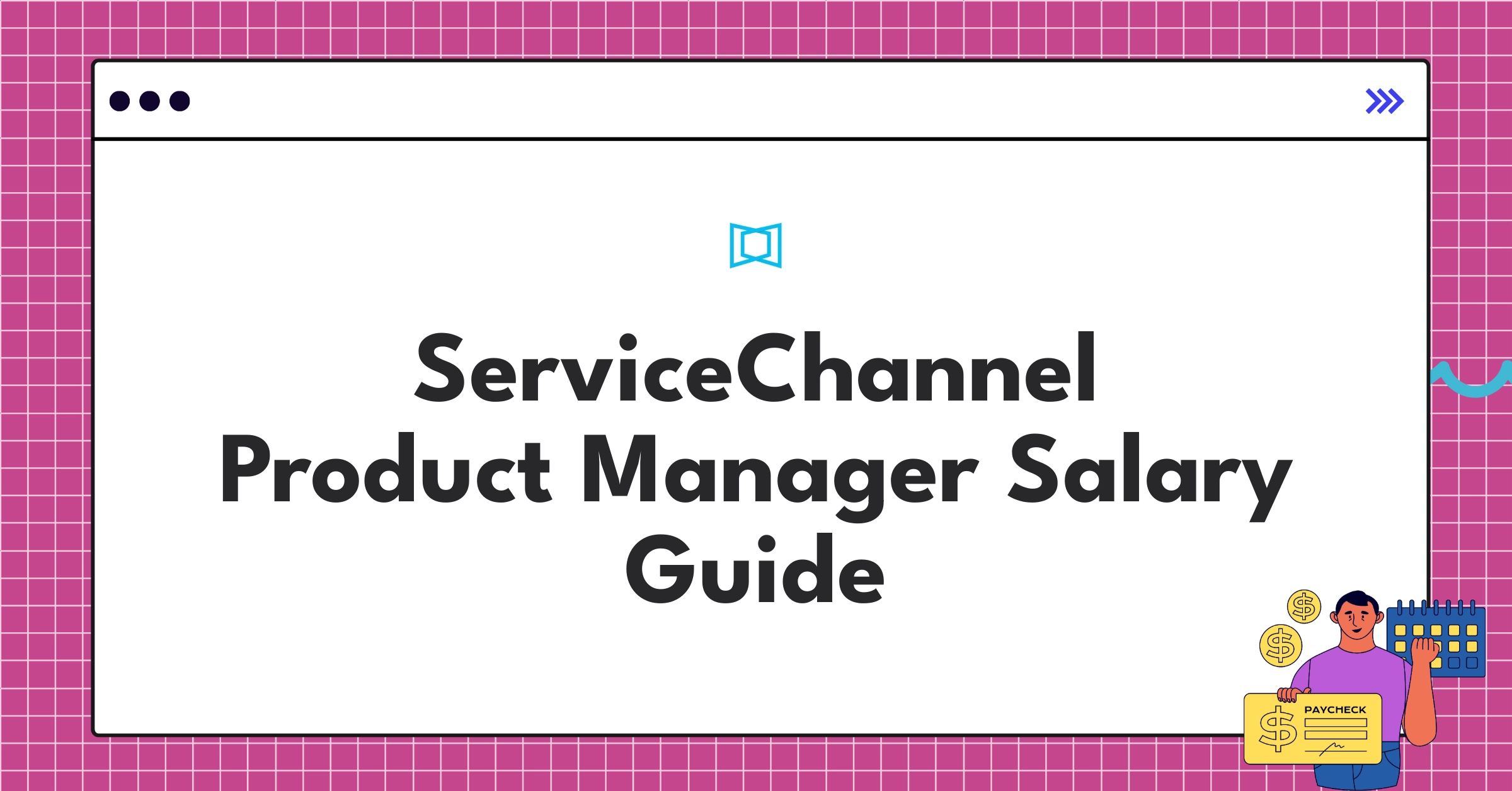 Detailed infographic of ServiceChannel product manager salary components and industry comparisons