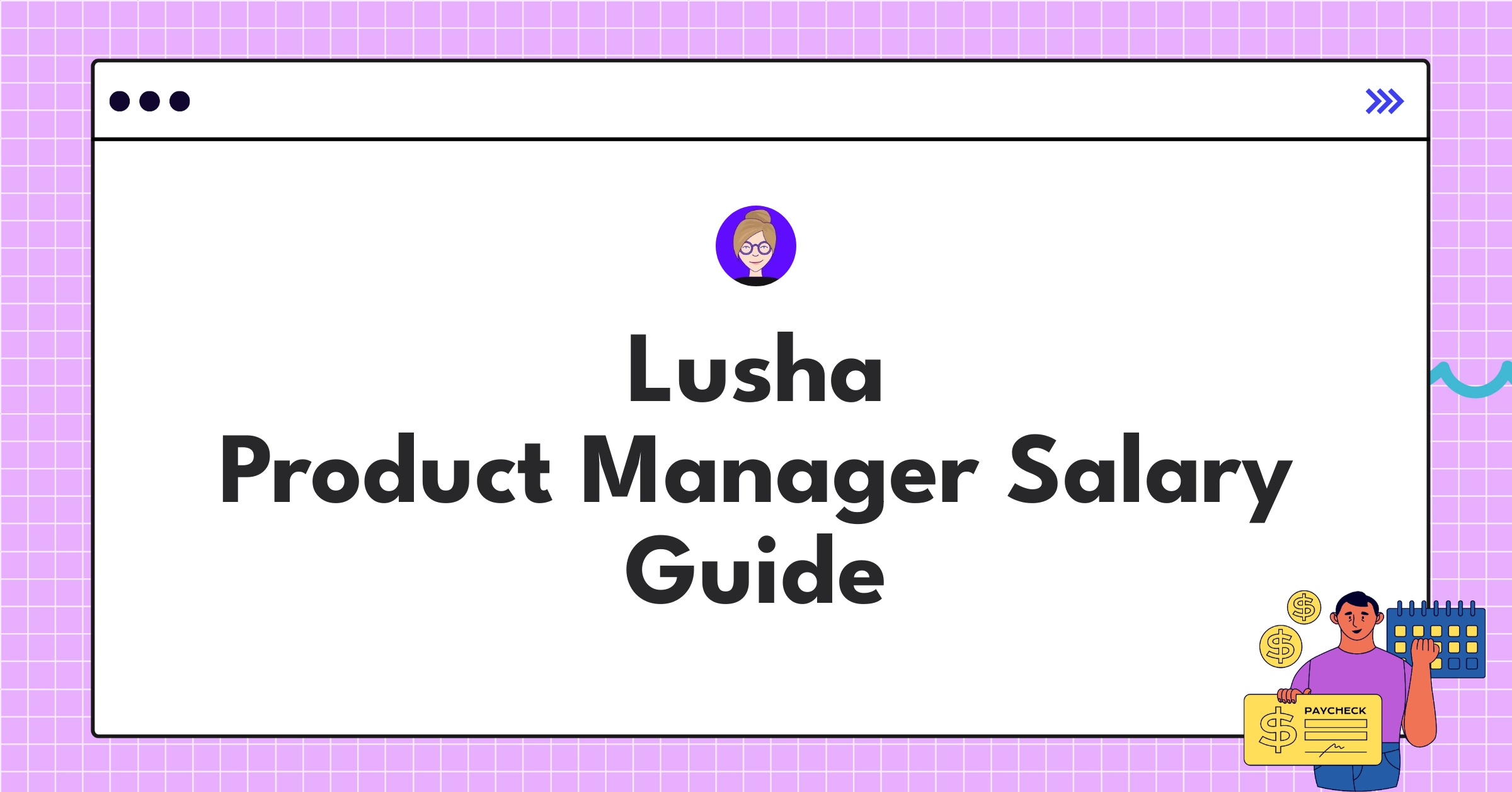 Detailed Lusha product manager salary components infographic showing base pay, bonuses, and equity