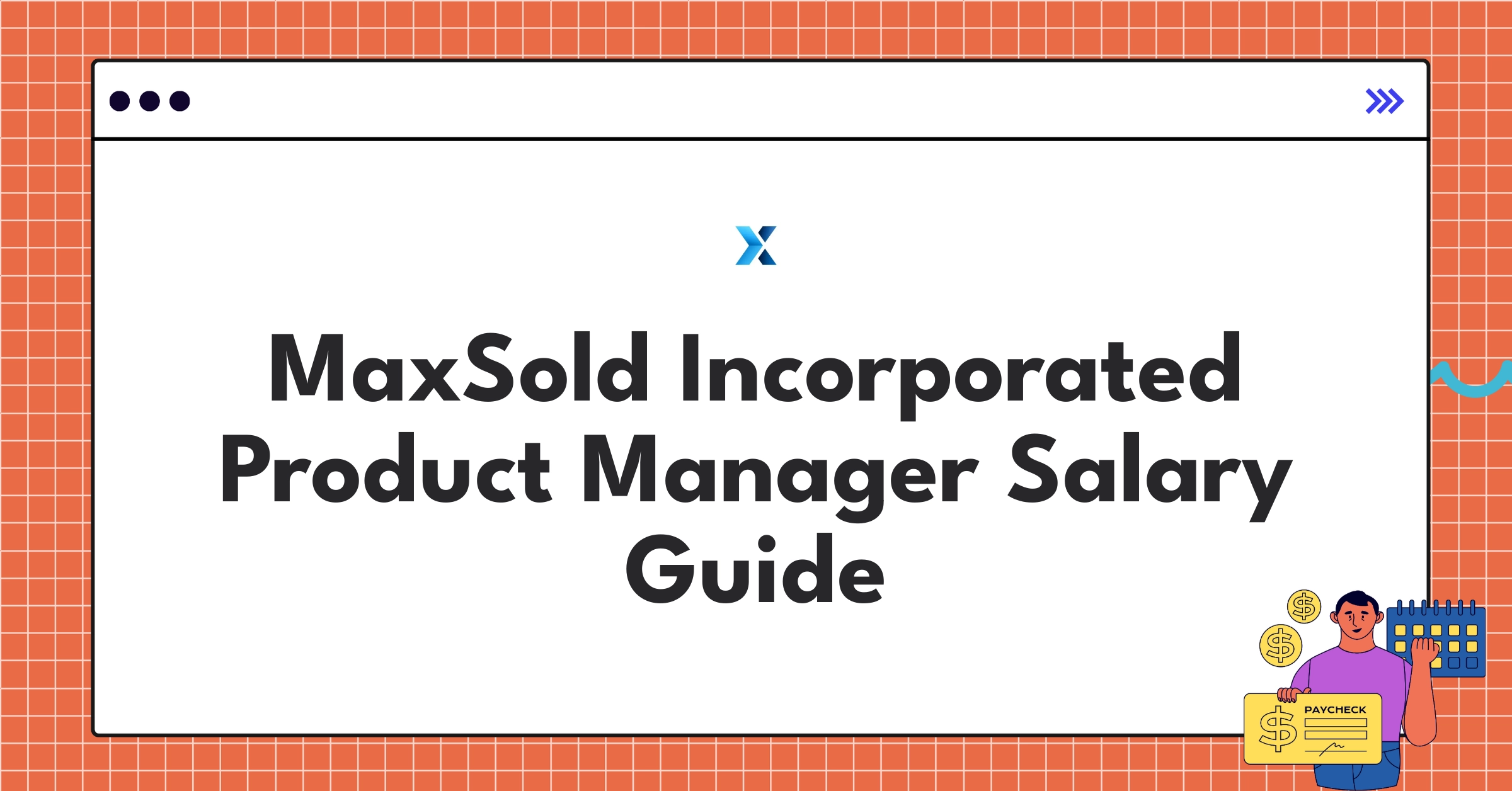 MaxSold Product Manager salary breakdown chart showing base pay, bonuses, and equity components