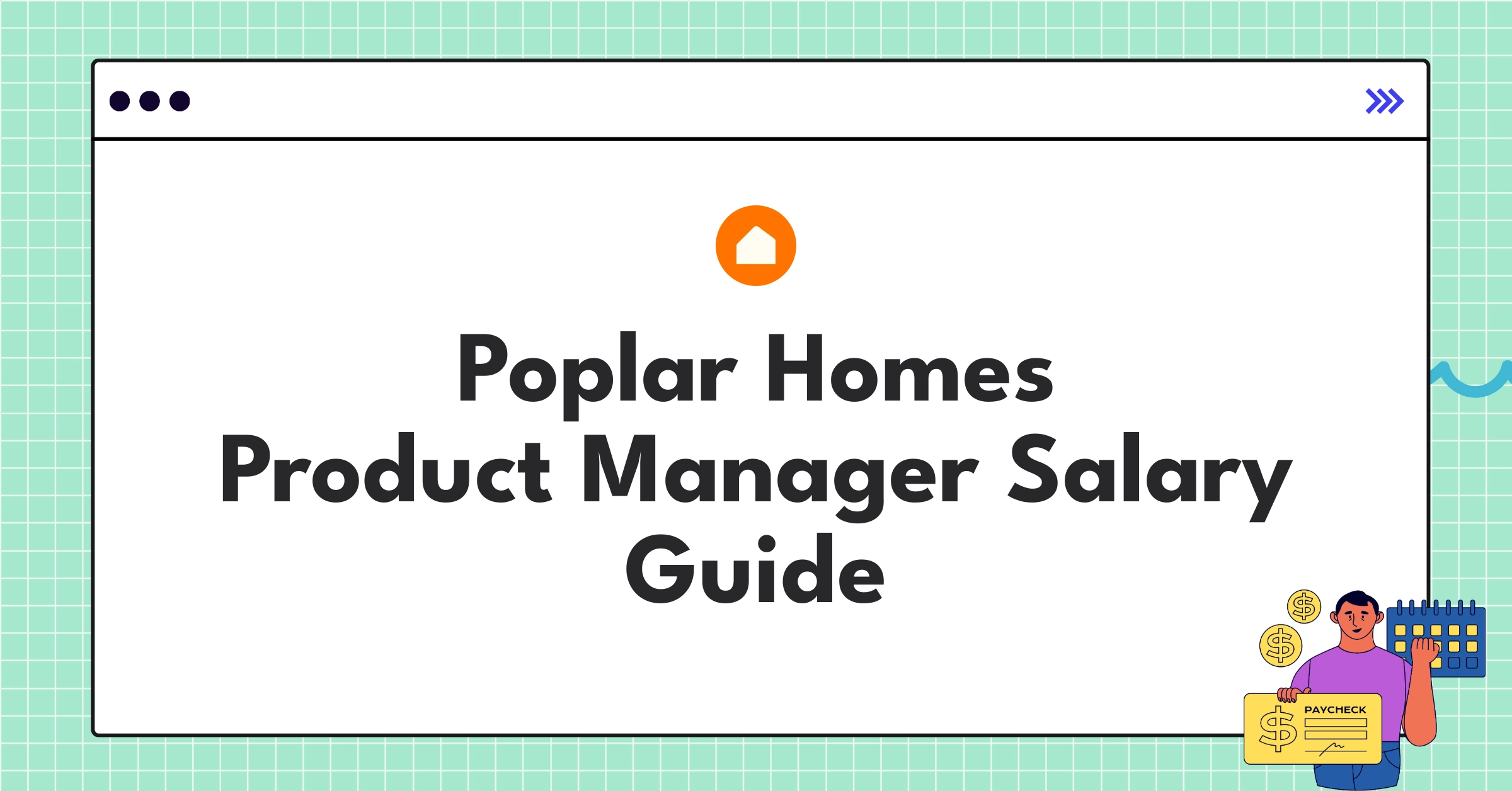 Infographic showing Poplar Homes Product Manager salary ranges and compensation structure for 2025