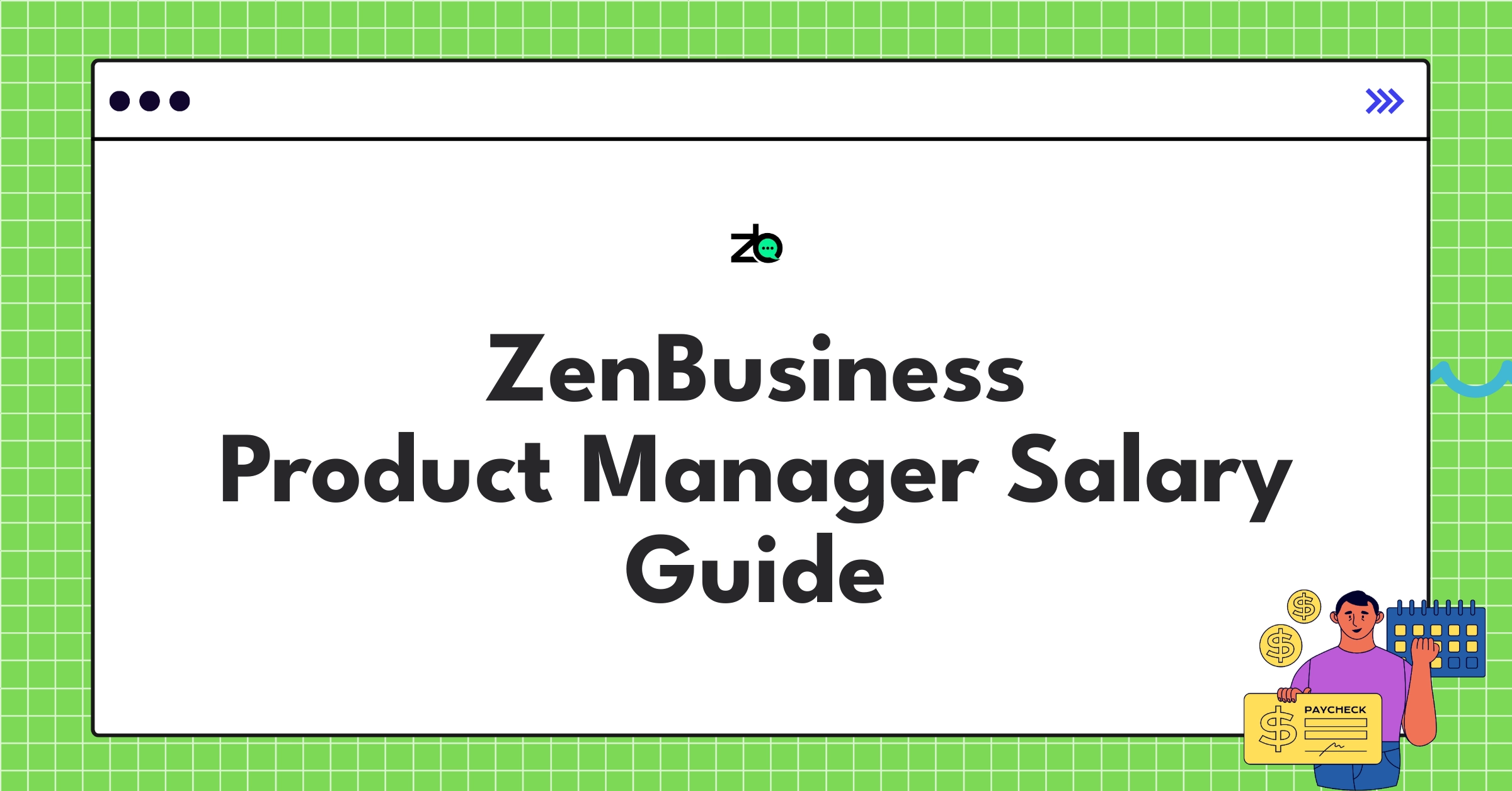 ZenBusiness Product Manager salary structure chart showing base pay, bonuses, and equity components