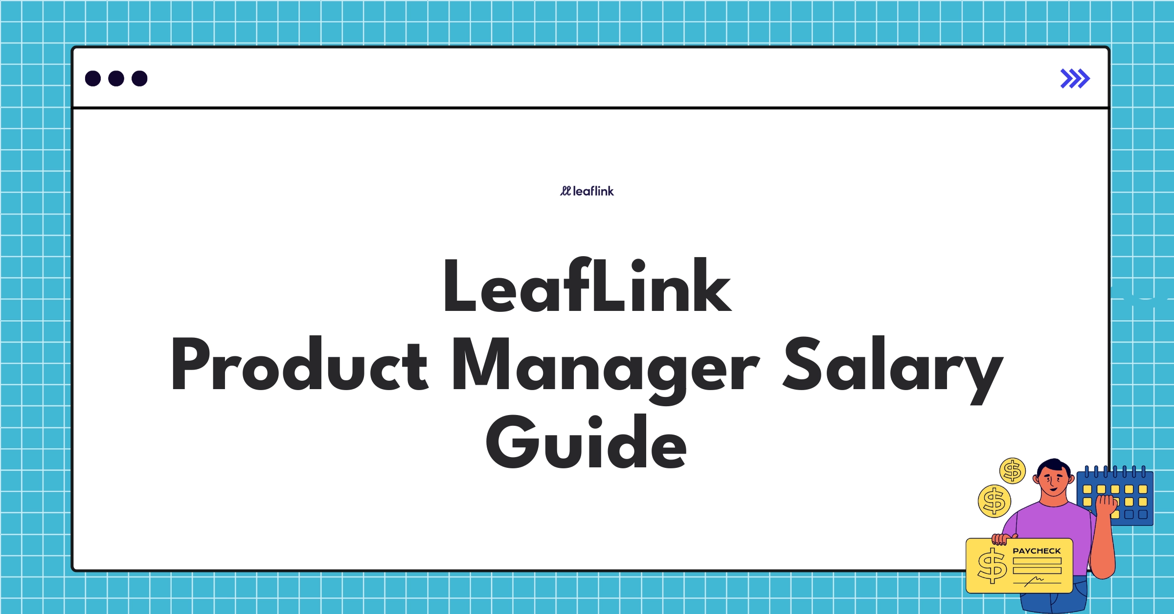 LeafLink Product Manager salary ranges and compensation structure infographic for cannabis tech industry