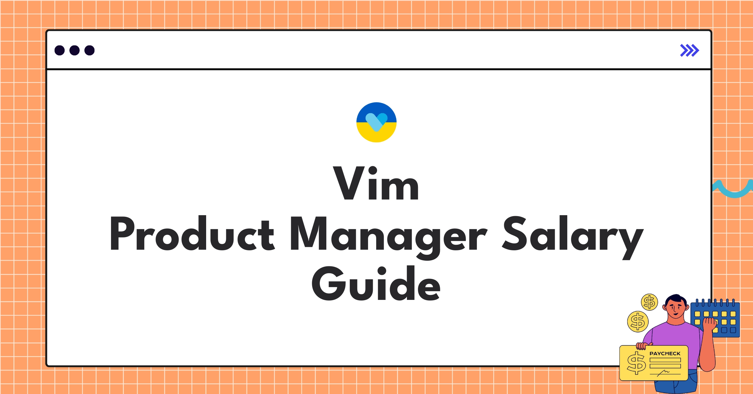 Vim Product Manager salary breakdown chart showing base pay, bonuses, and equity across levels