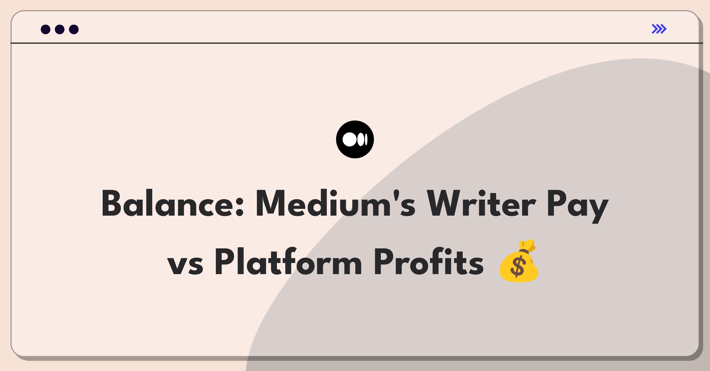 Product Management Trade-off Question: Balancing Medium's writer compensation with platform profitability