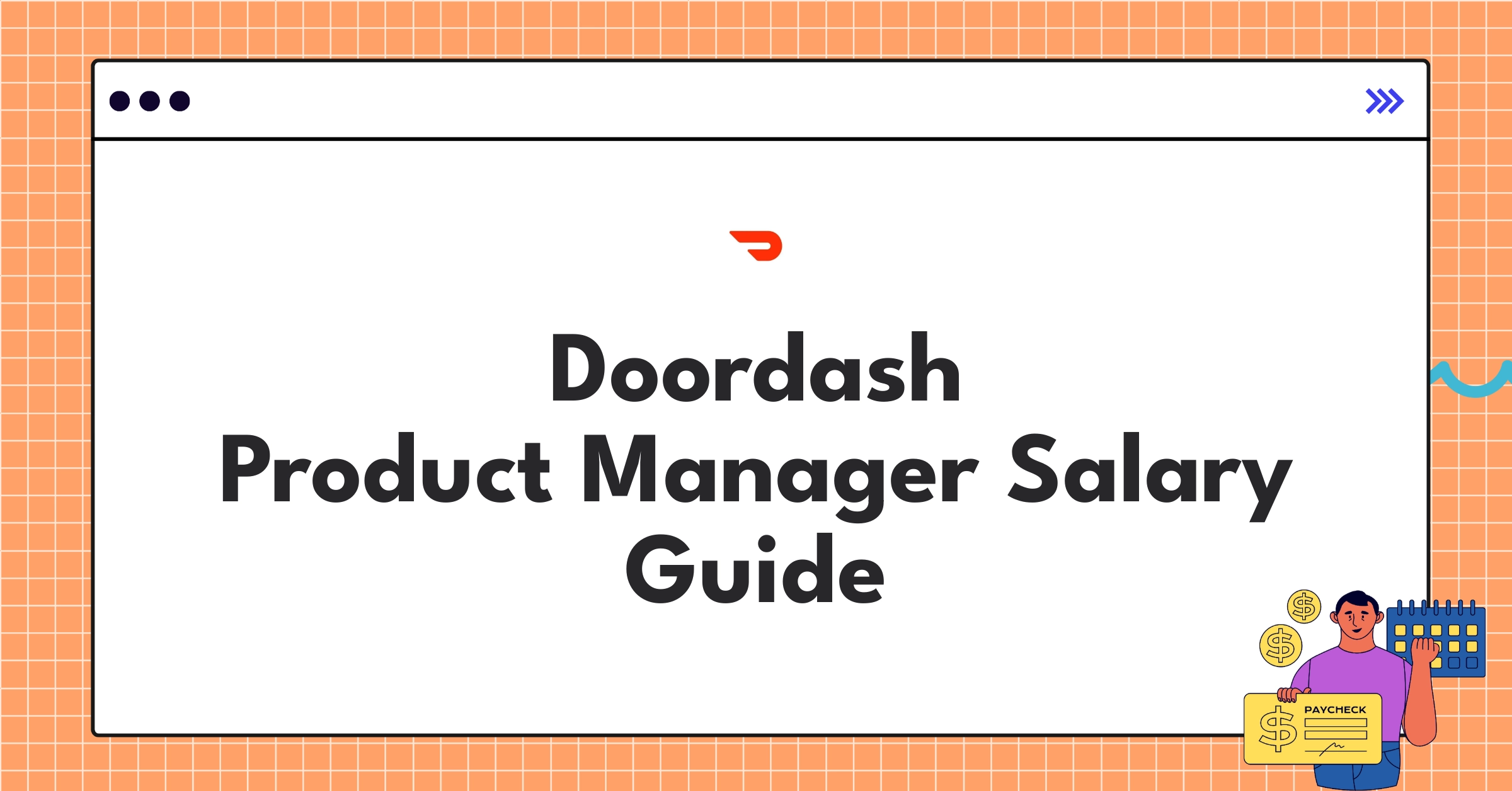 DoorDash Product Manager compensation breakdown chart showing salary components for 2025
