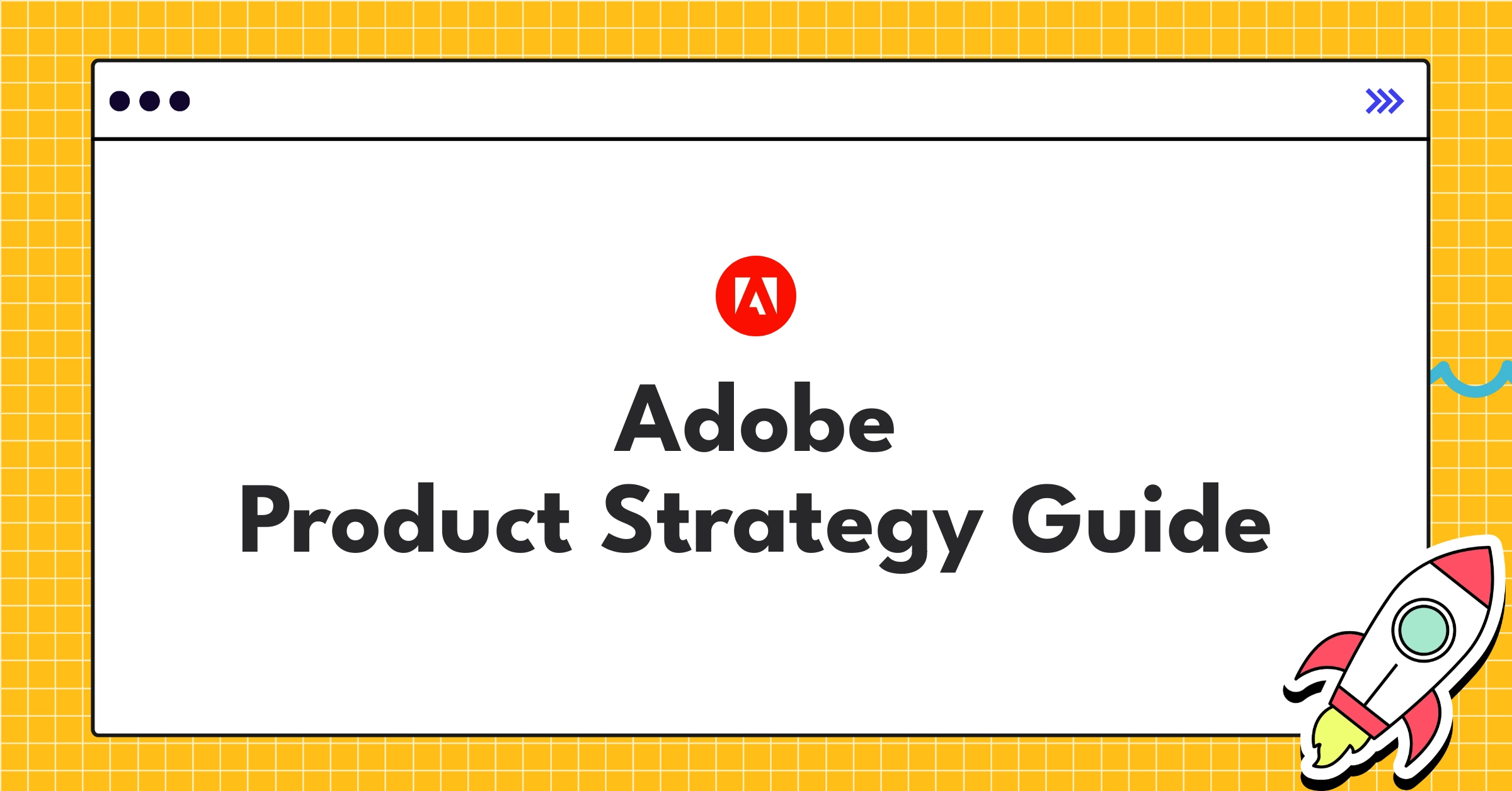 Adobe logo with AI, cloud, and marketing icons representing strategic transformation in digital creativity
