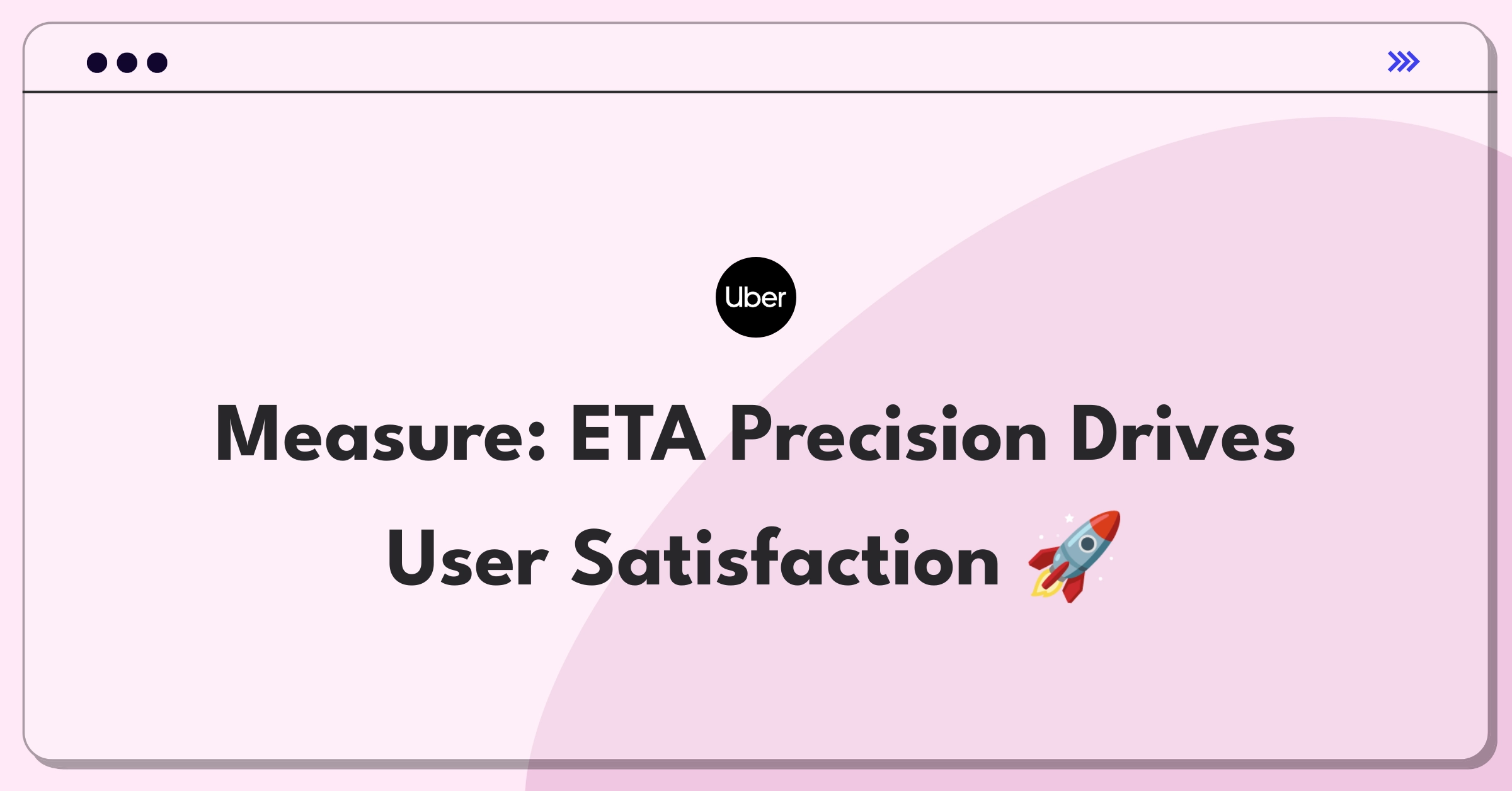 Product Management Analytics Question: Measuring success of estimated time of arrival (ETA) feature